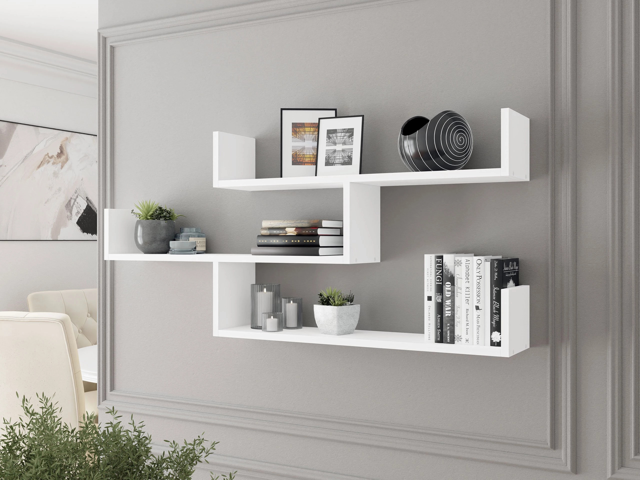 Wandregal Lexicon I (Weiß)