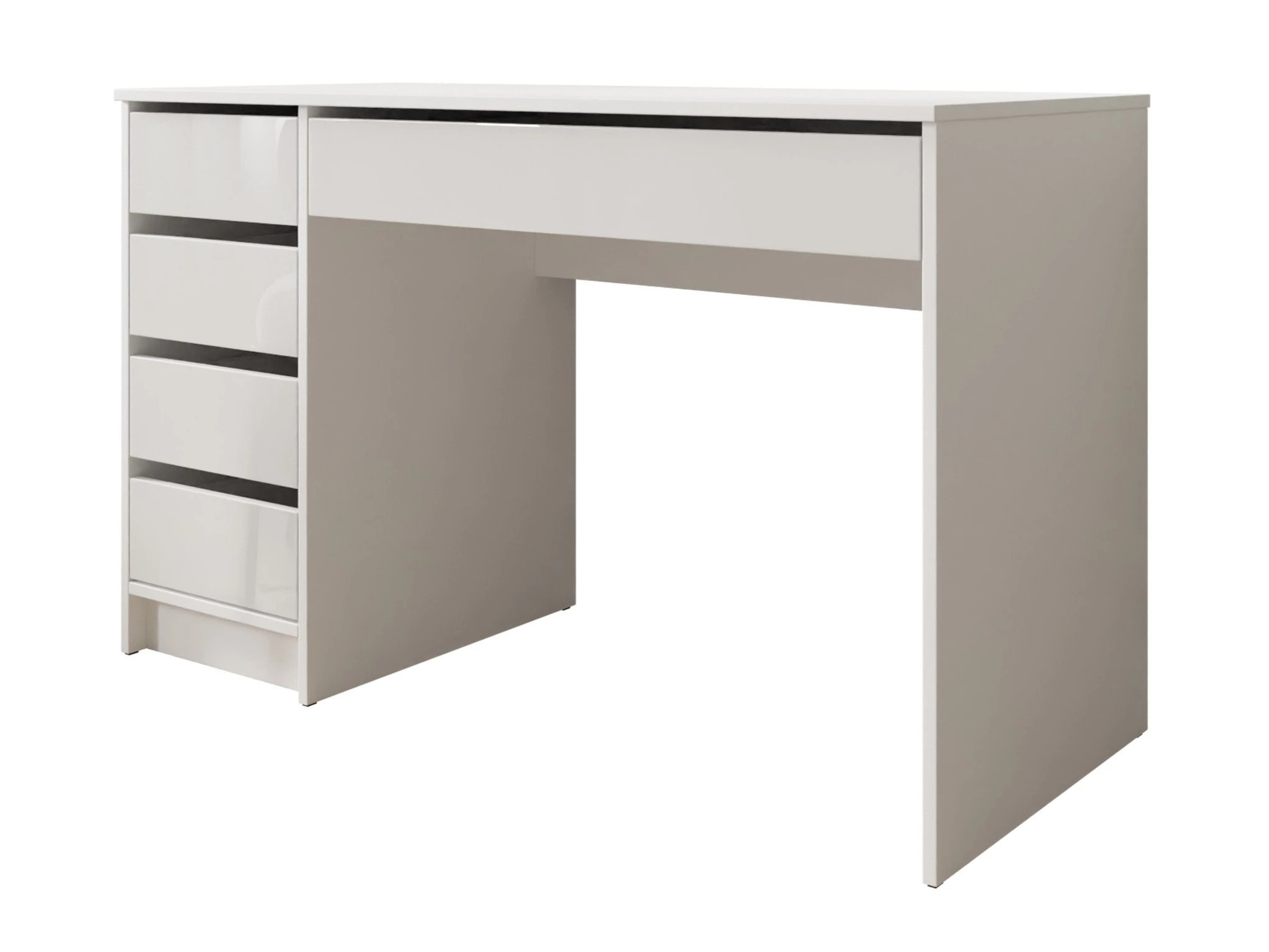 Bürotisch Comfivo Terros I (Weiß + Weiß glänzend)