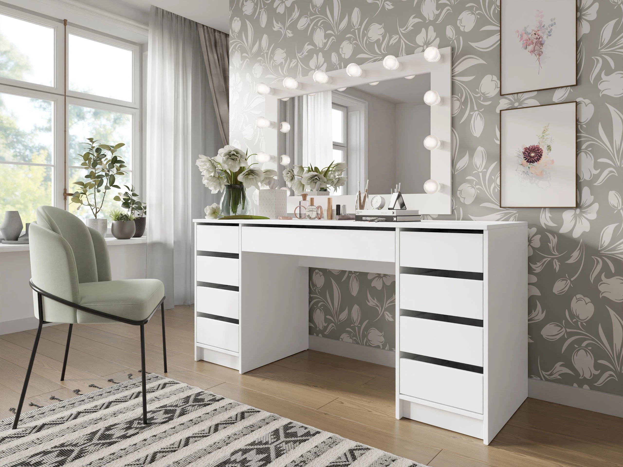 Bürotisch Comfivo Terros II (Weiß)