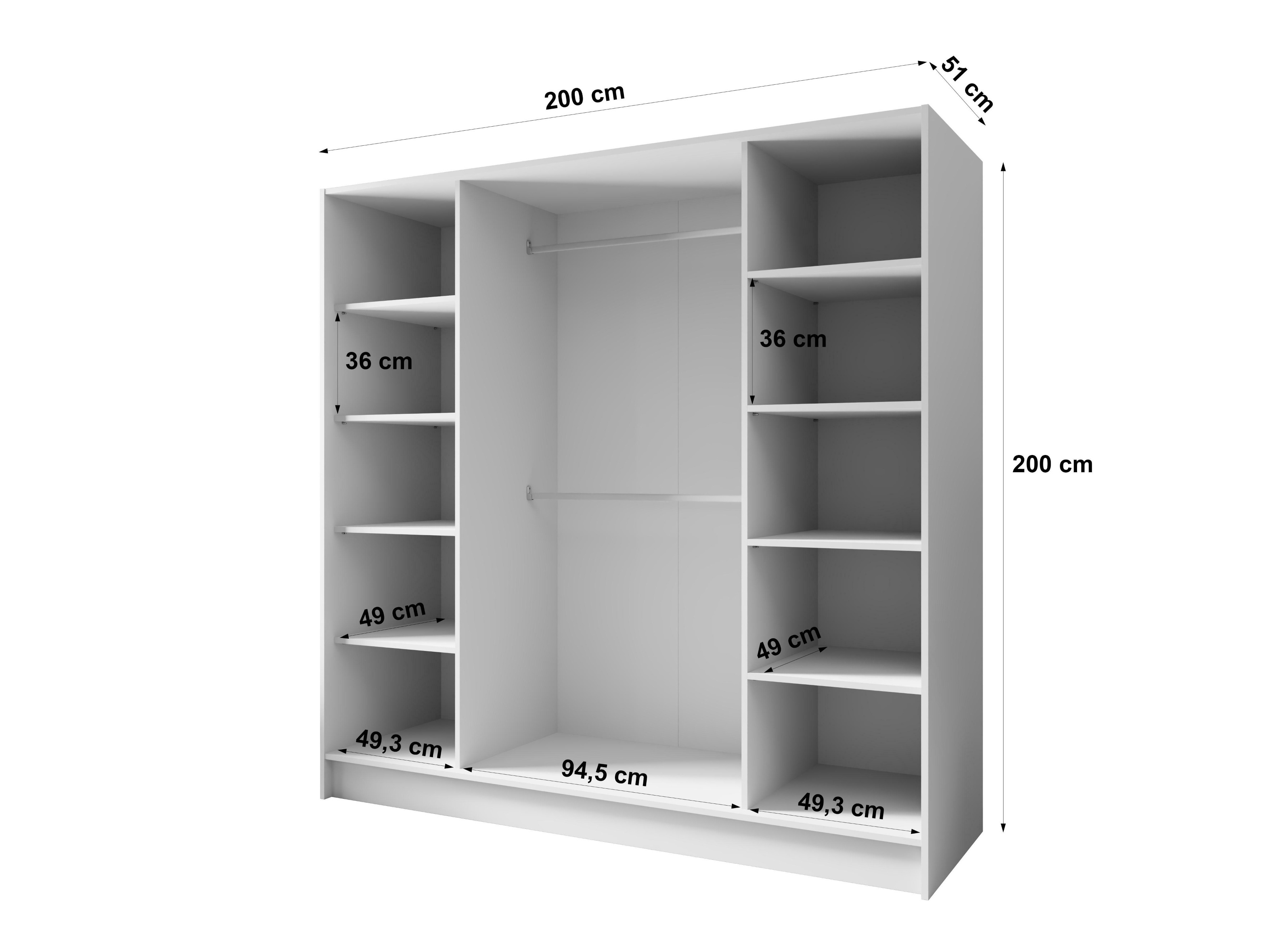 Kleiderschrank Arecibo 105