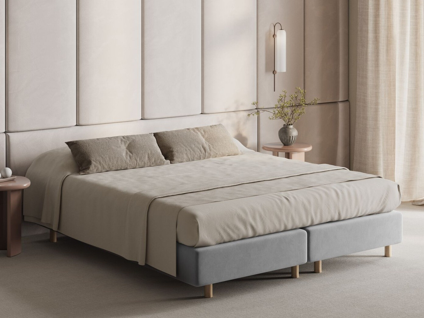 Bett Beckley 338 (Paris Hell Grau)