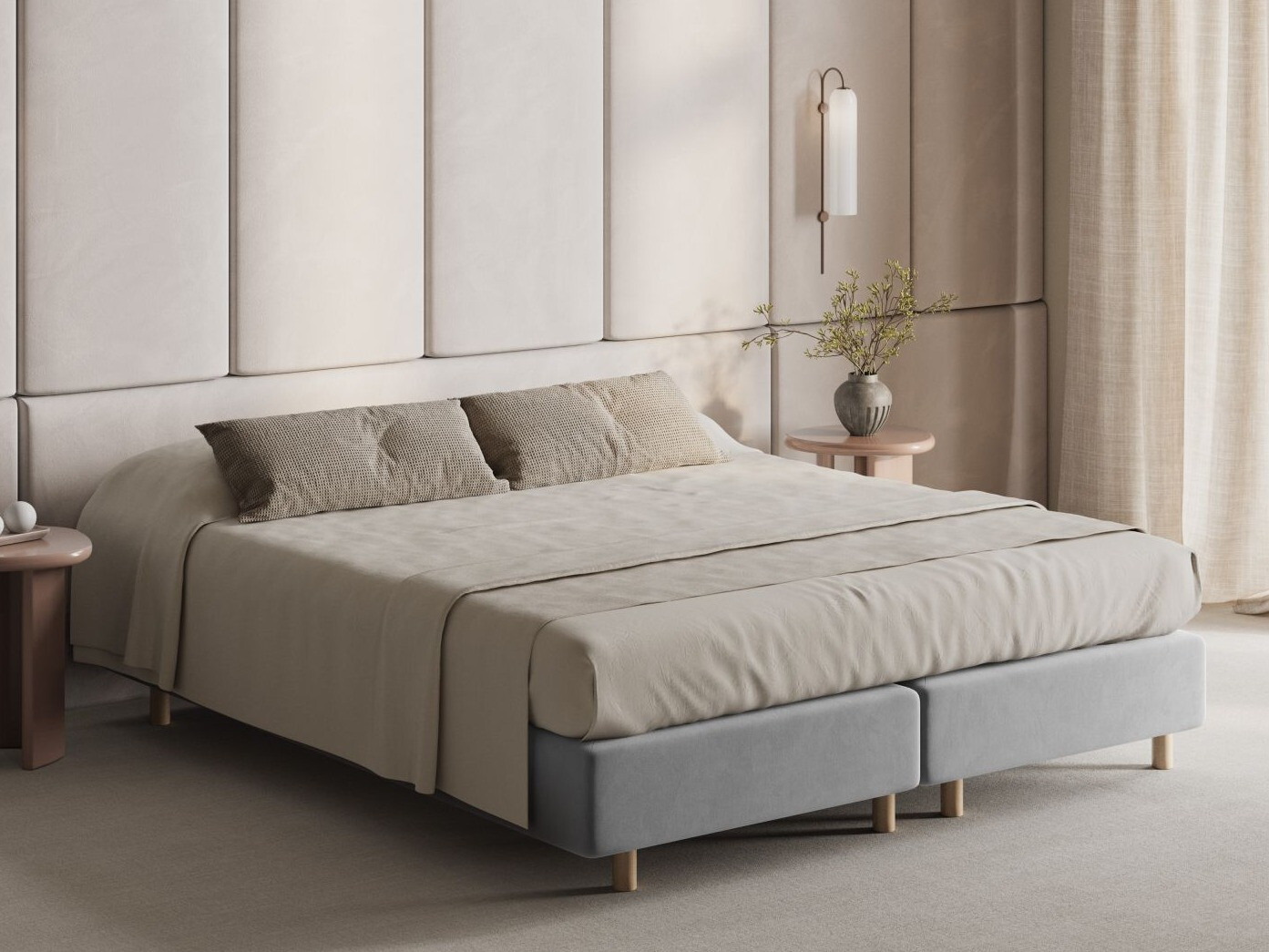 Bett Beckley 338 (Paris Hell Grau)