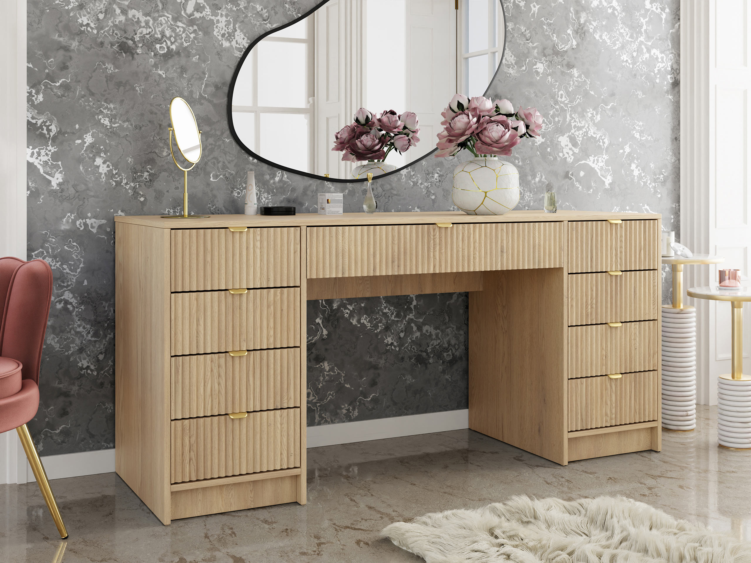Bürotisch Comfivo Papilio I (Eichenholzoptik)