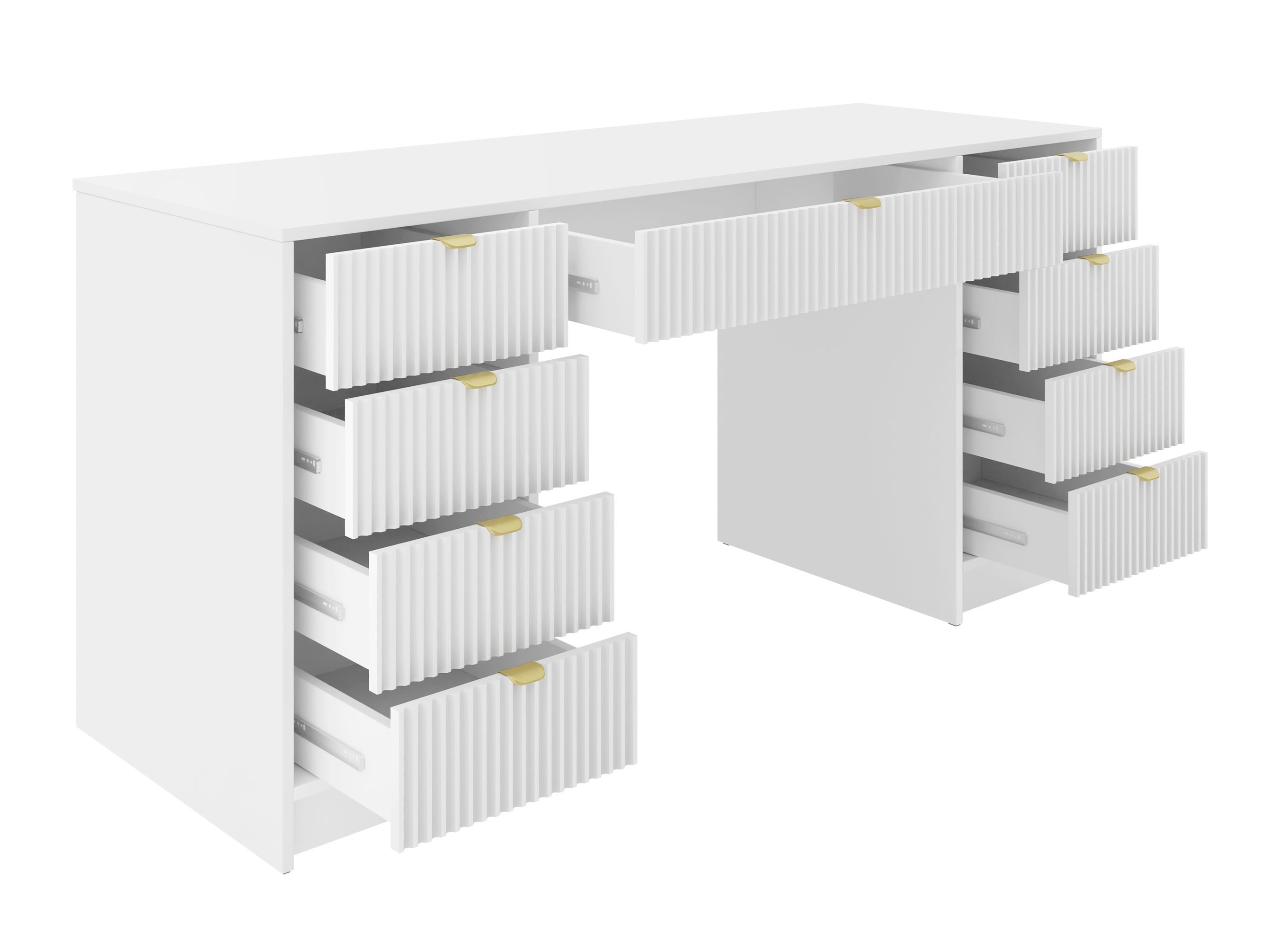 Bürotisch Comfivo Papilio I (Weiß)