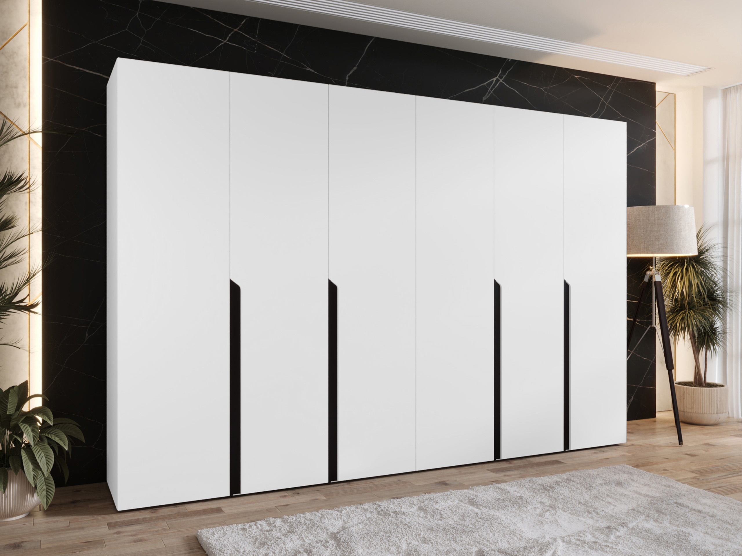 Kleiderschrank Hartford 583 (Weiß)