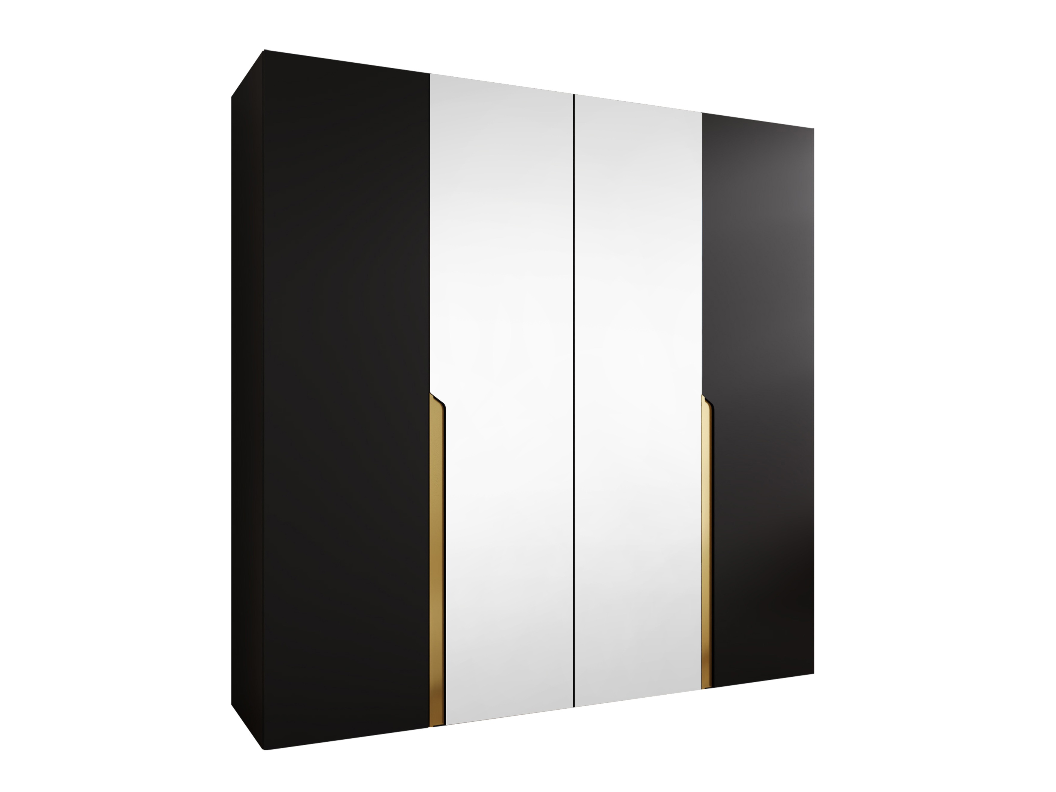 Kleiderschrank Hartford 586 (Schwarz)