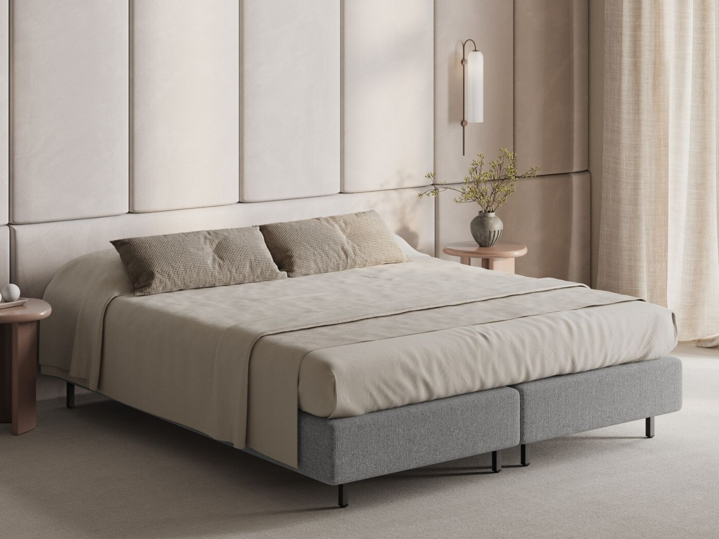 Bett Beckley 339 (Eden 18 Grau)