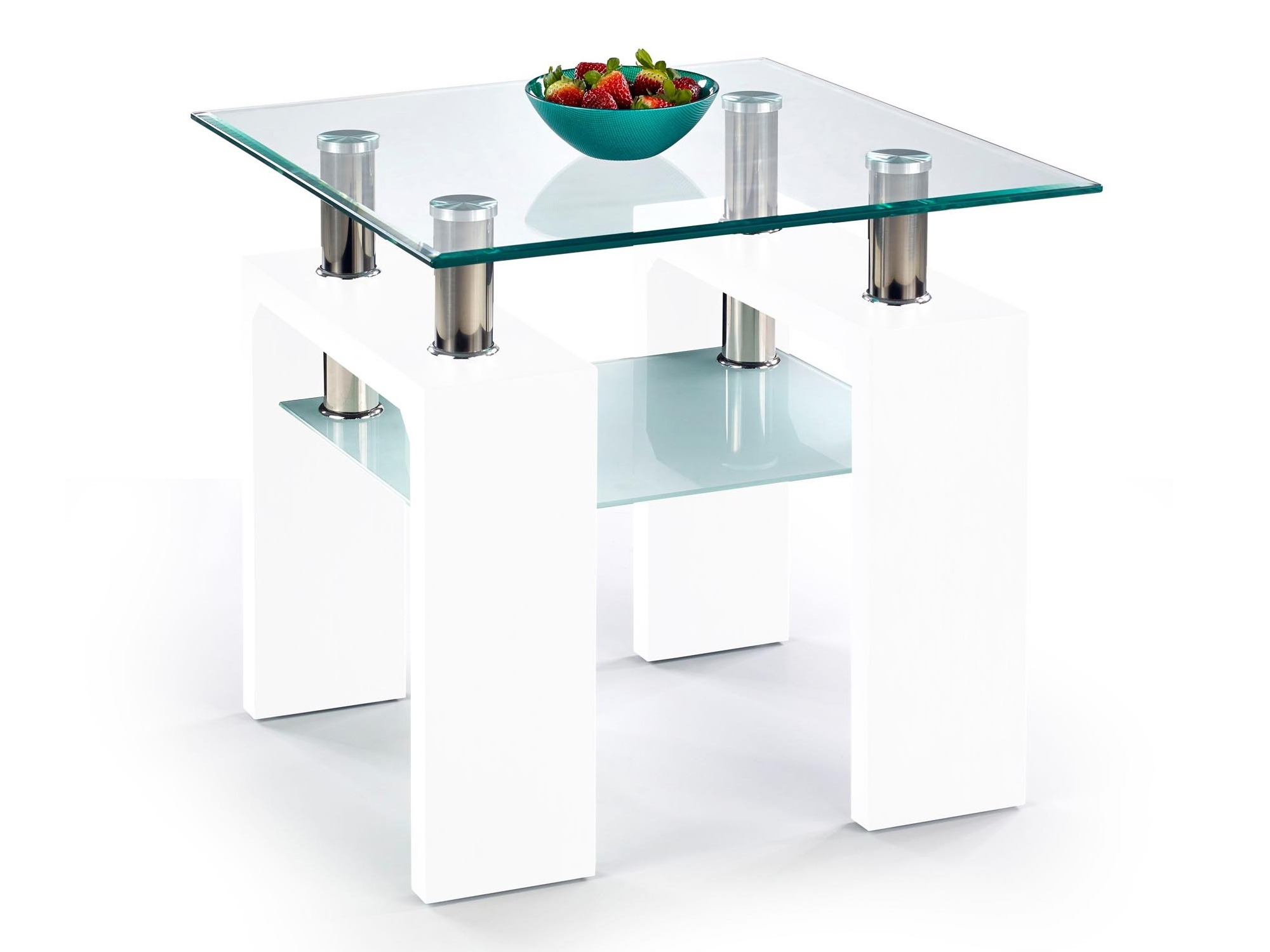 Couchtisch Houston 546 (Weiß glänzend)