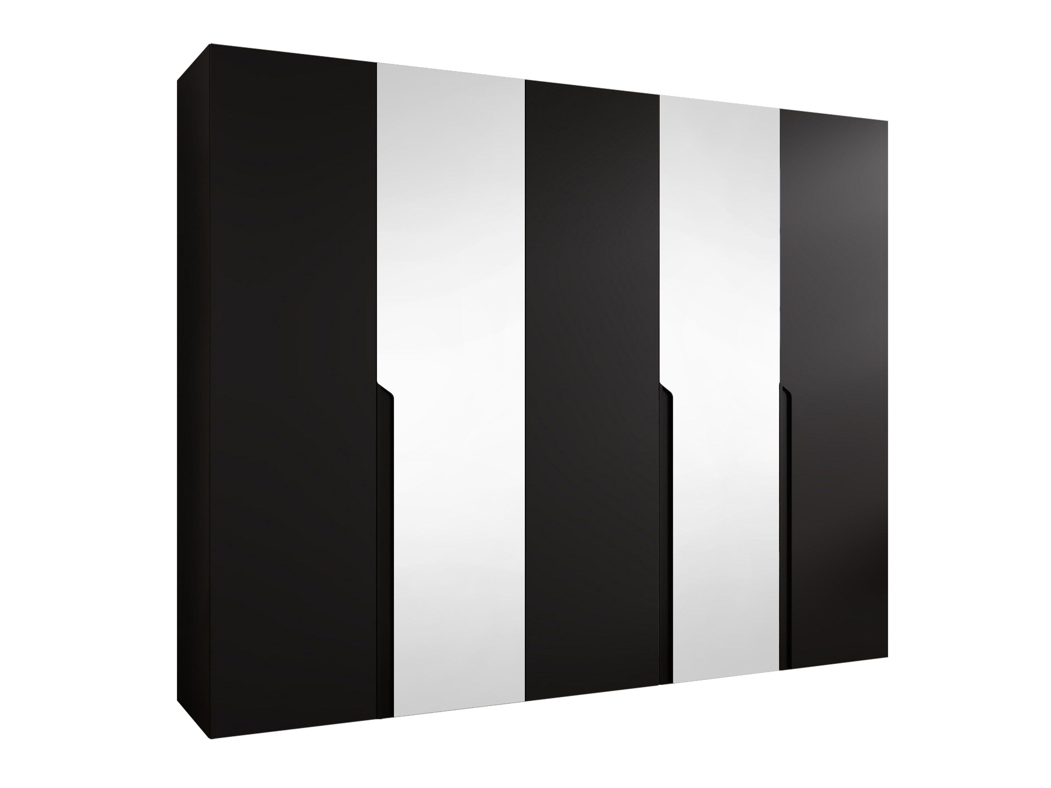 Kleiderschrank Hartford 587 (Schwarz)