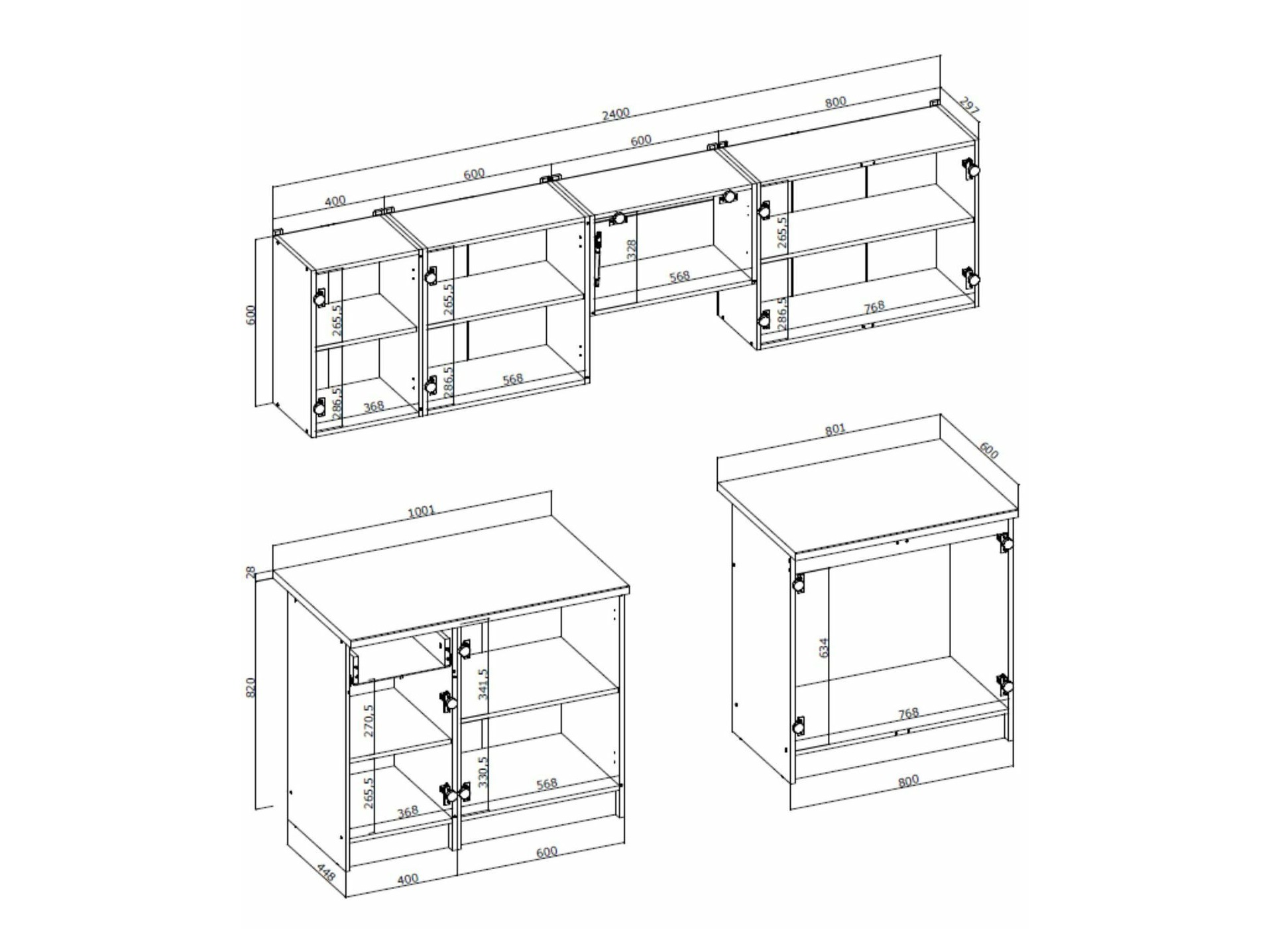 Küchenset Houston 1721
