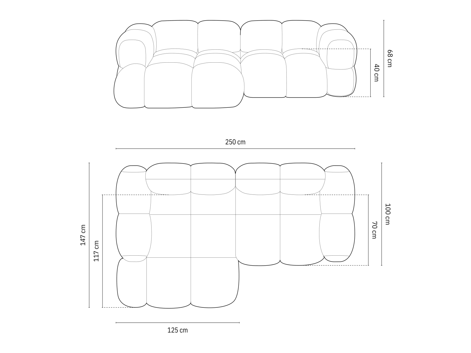 Ecksofa Duncore 101 (Sorella 03)