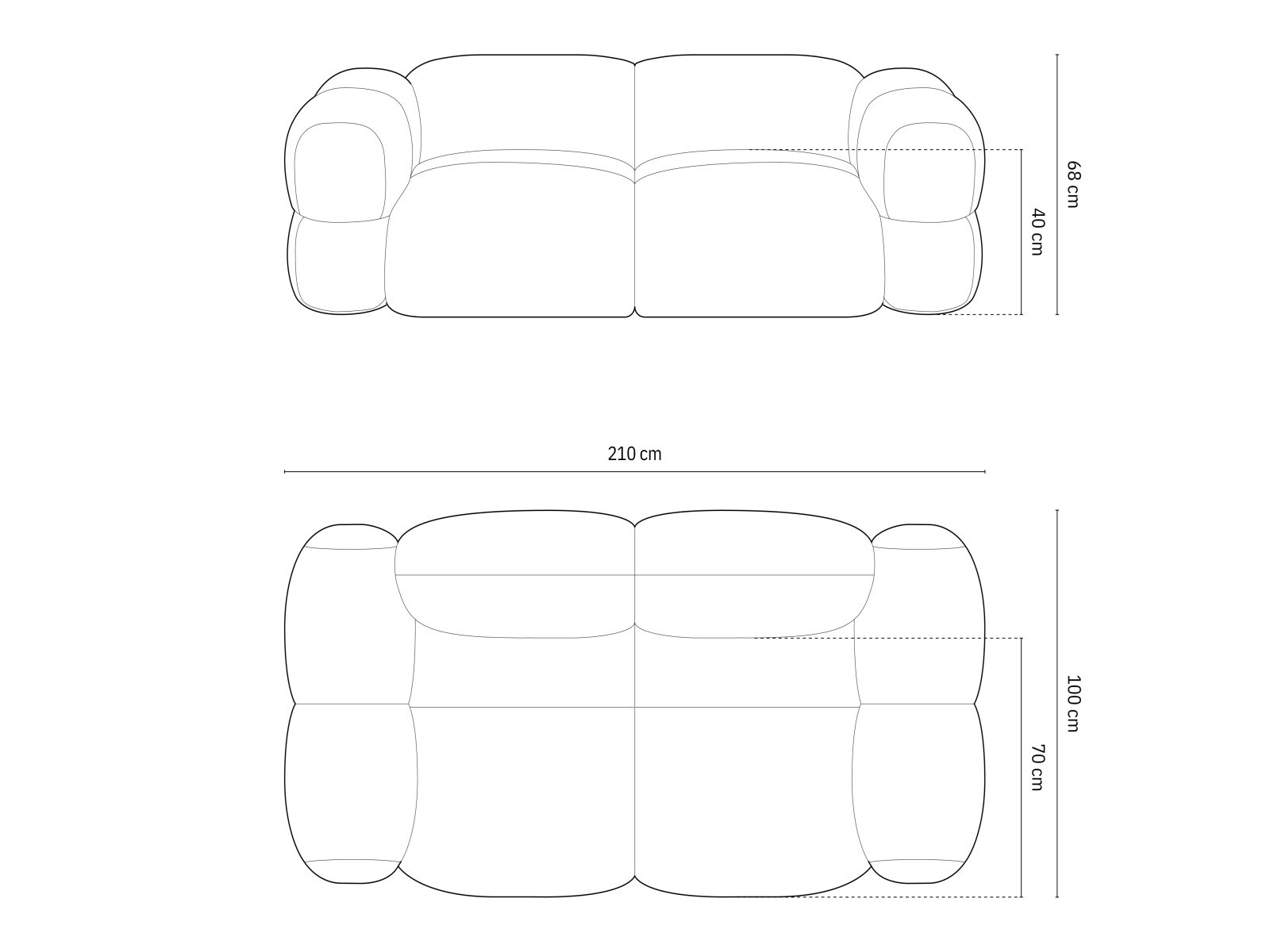 Sofa Duncore 100 (Sorella 03)