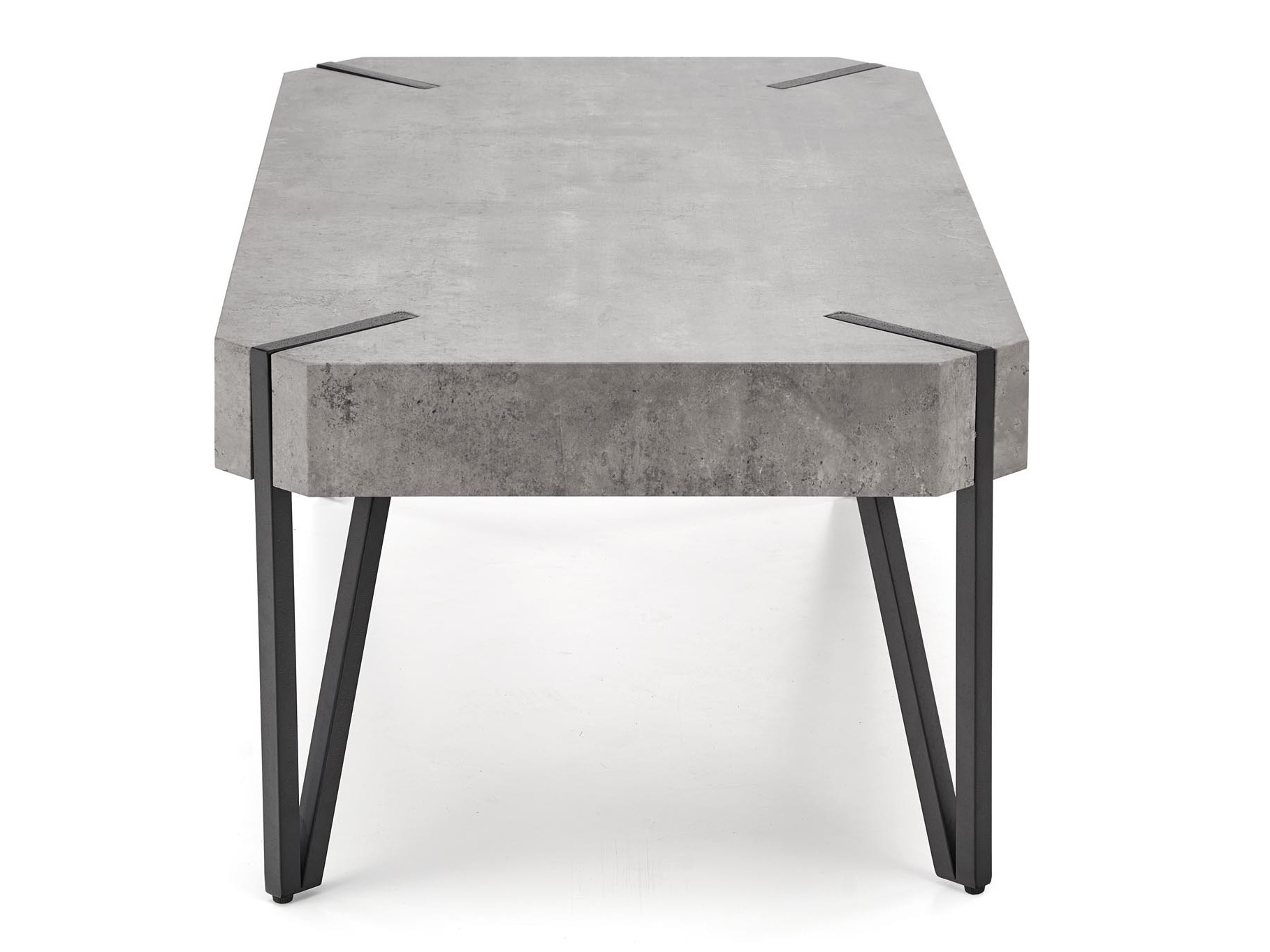 Couchtisch Houston 303 (Beton + Schwarz)