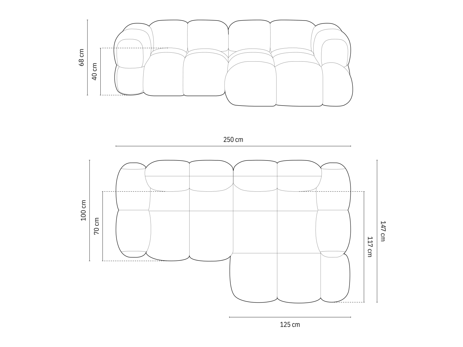 Ecksofa Duncore 101 (Vogue 15)