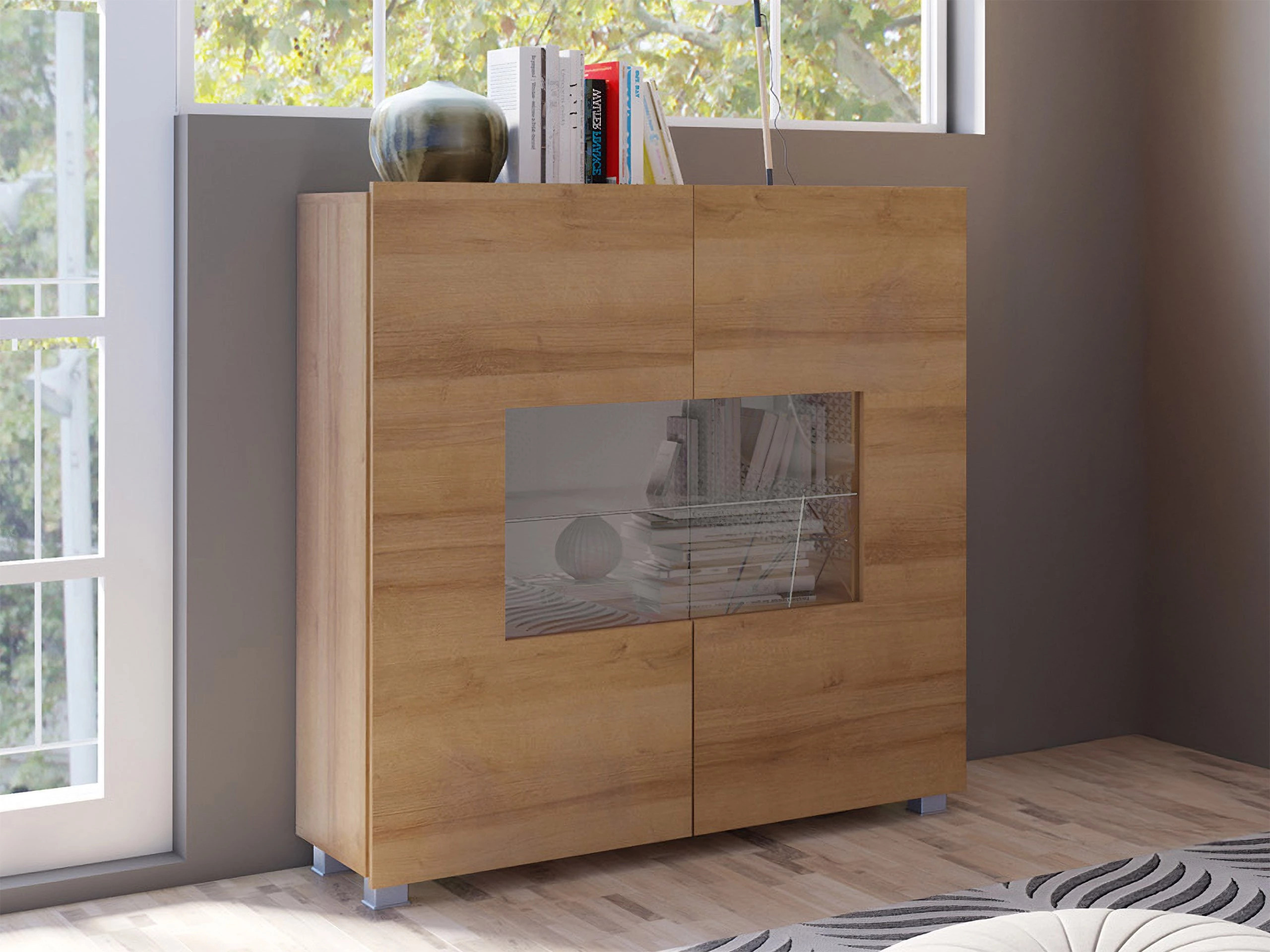 Sideboard Remus (Goldene Eichenholzoptik)