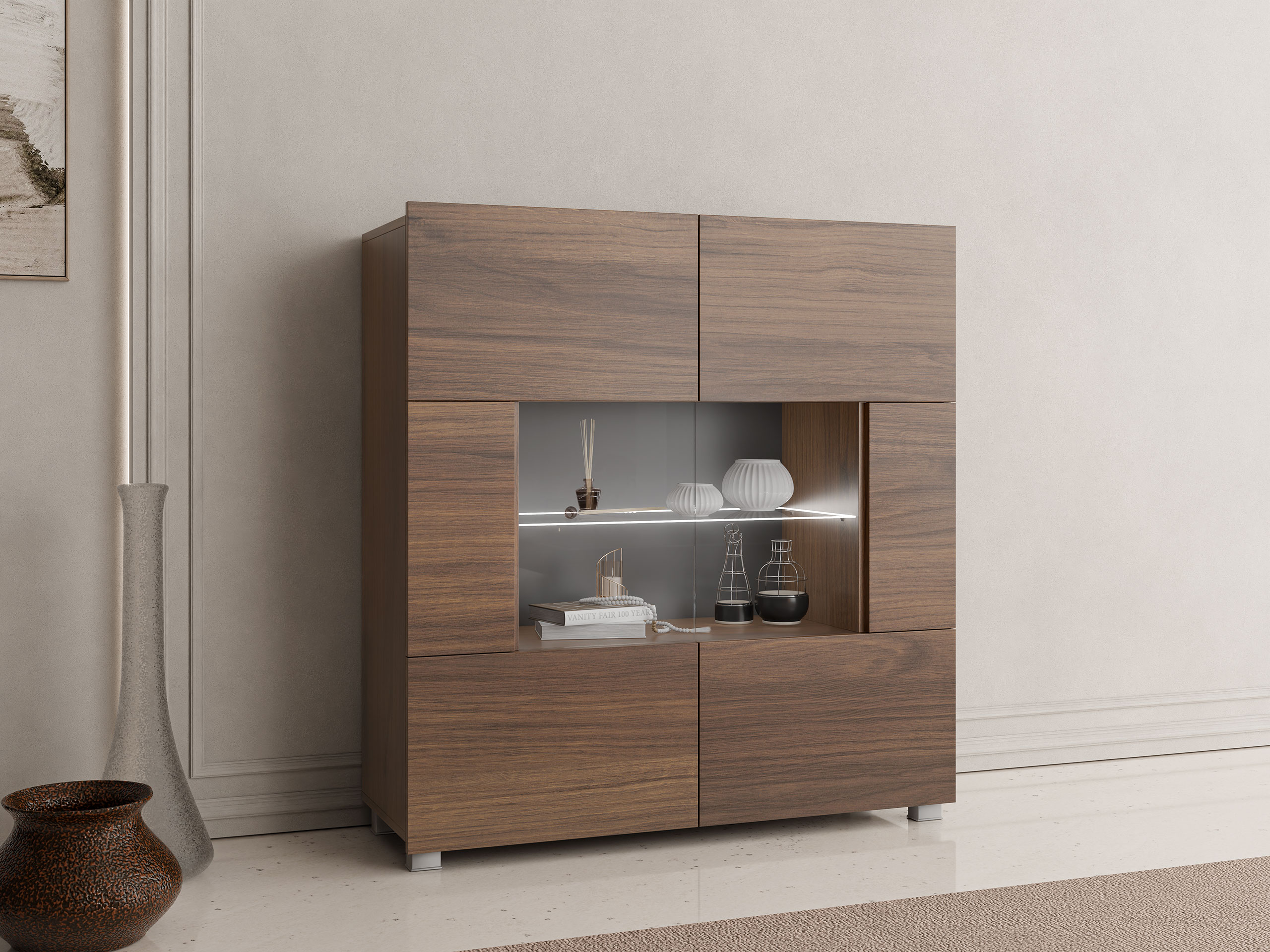 Sideboard Remus (Walnussholzoptik)