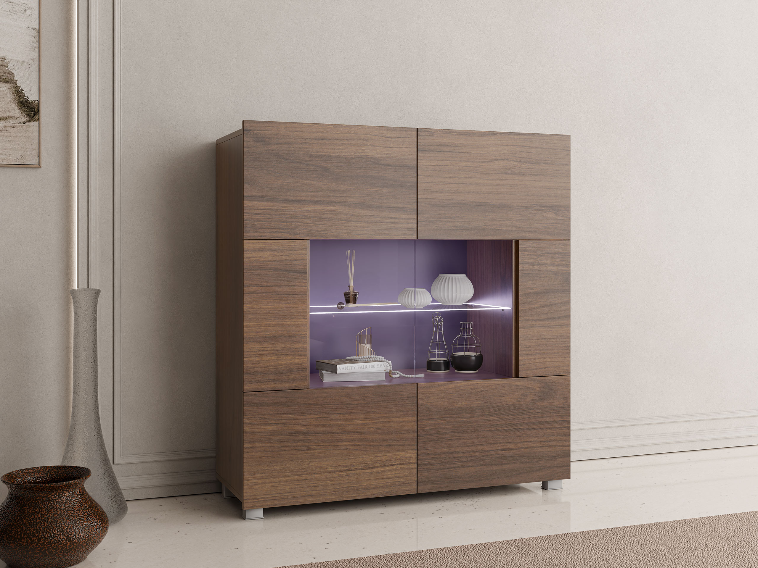 Sideboard Remus (Walnussholzoptik)