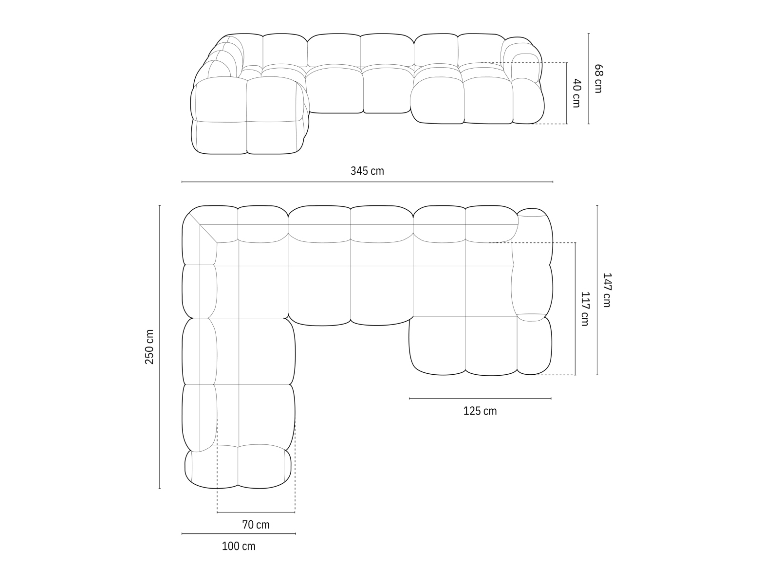 Ecksofa Duncore 103 (Sorella 03)