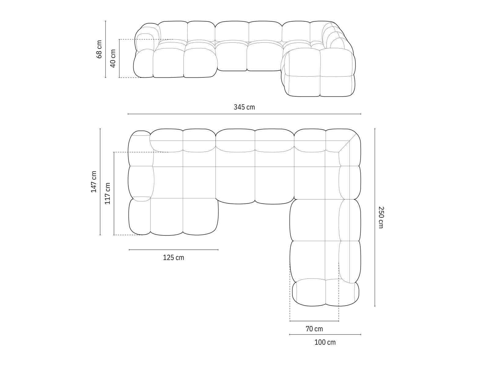 Ecksofa Duncore 103 (Vogue 15)