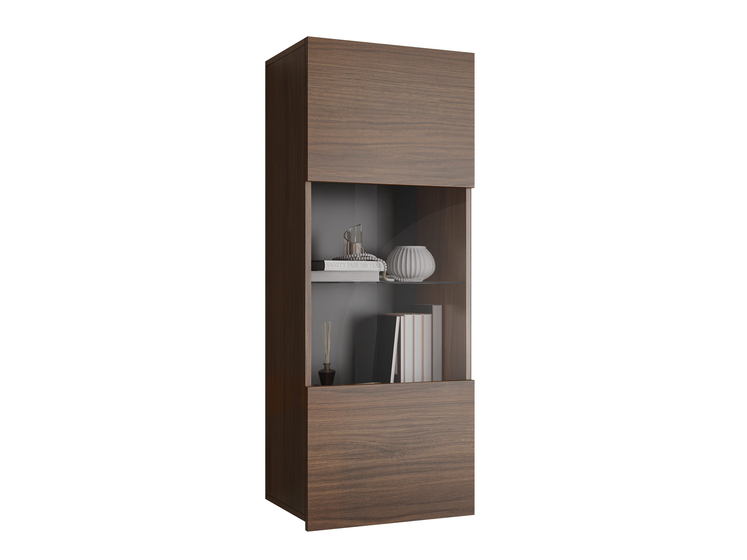 Hängeschrank Remus I (Walnussholzoptik)