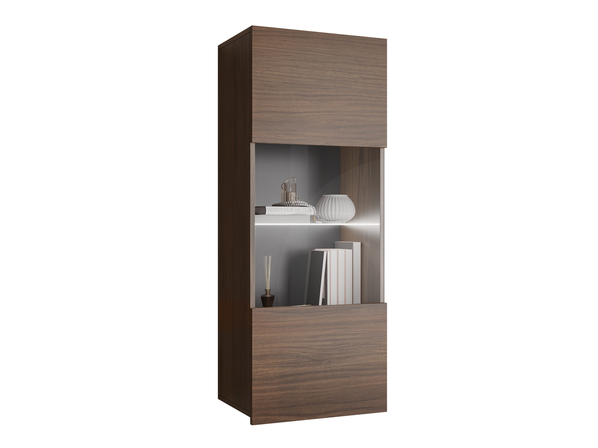Hängeschrank Remus I (Walnussholzoptik)