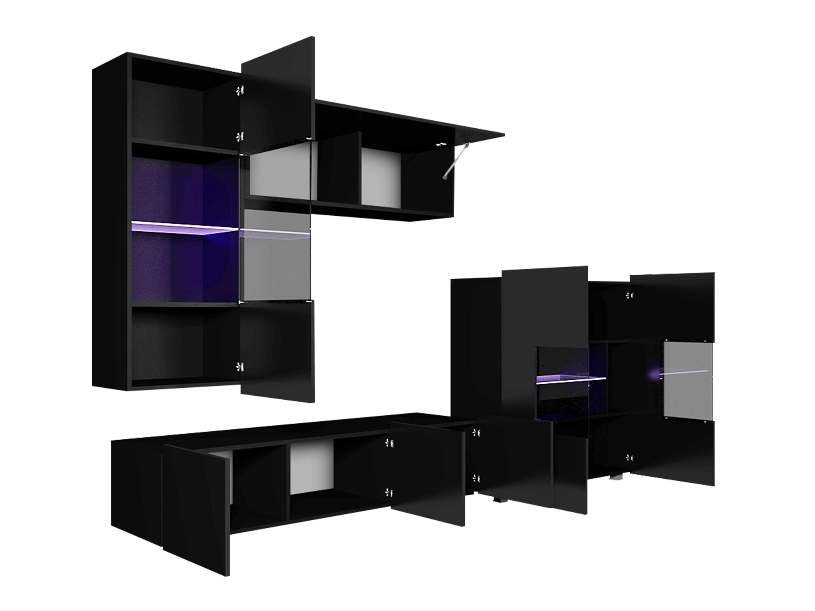 Wohnzimmer-Sets Remus III (Walnussholzoptik)