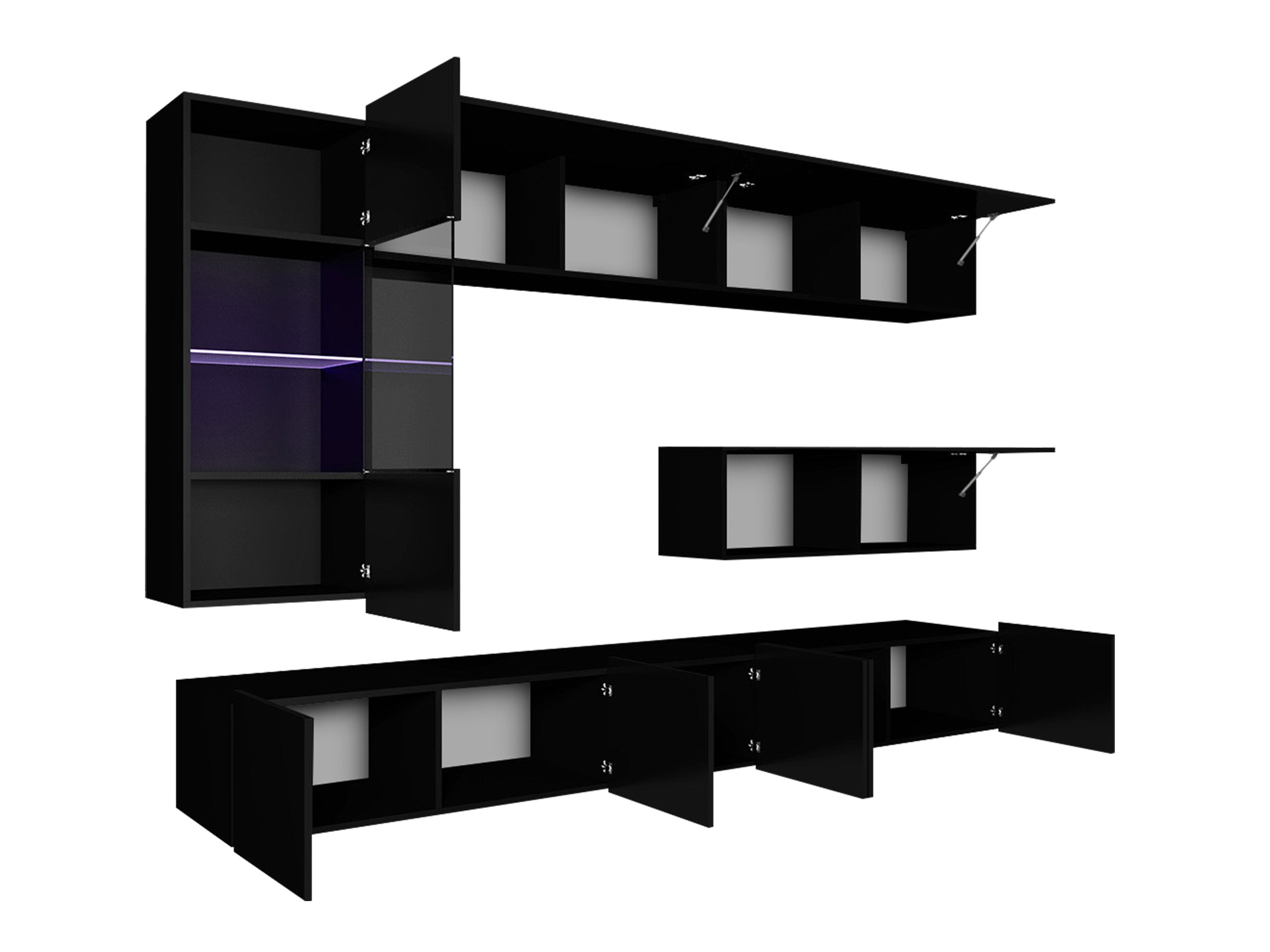 Wohnzimmer-Sets Remus IV (Walnussholzoptik)