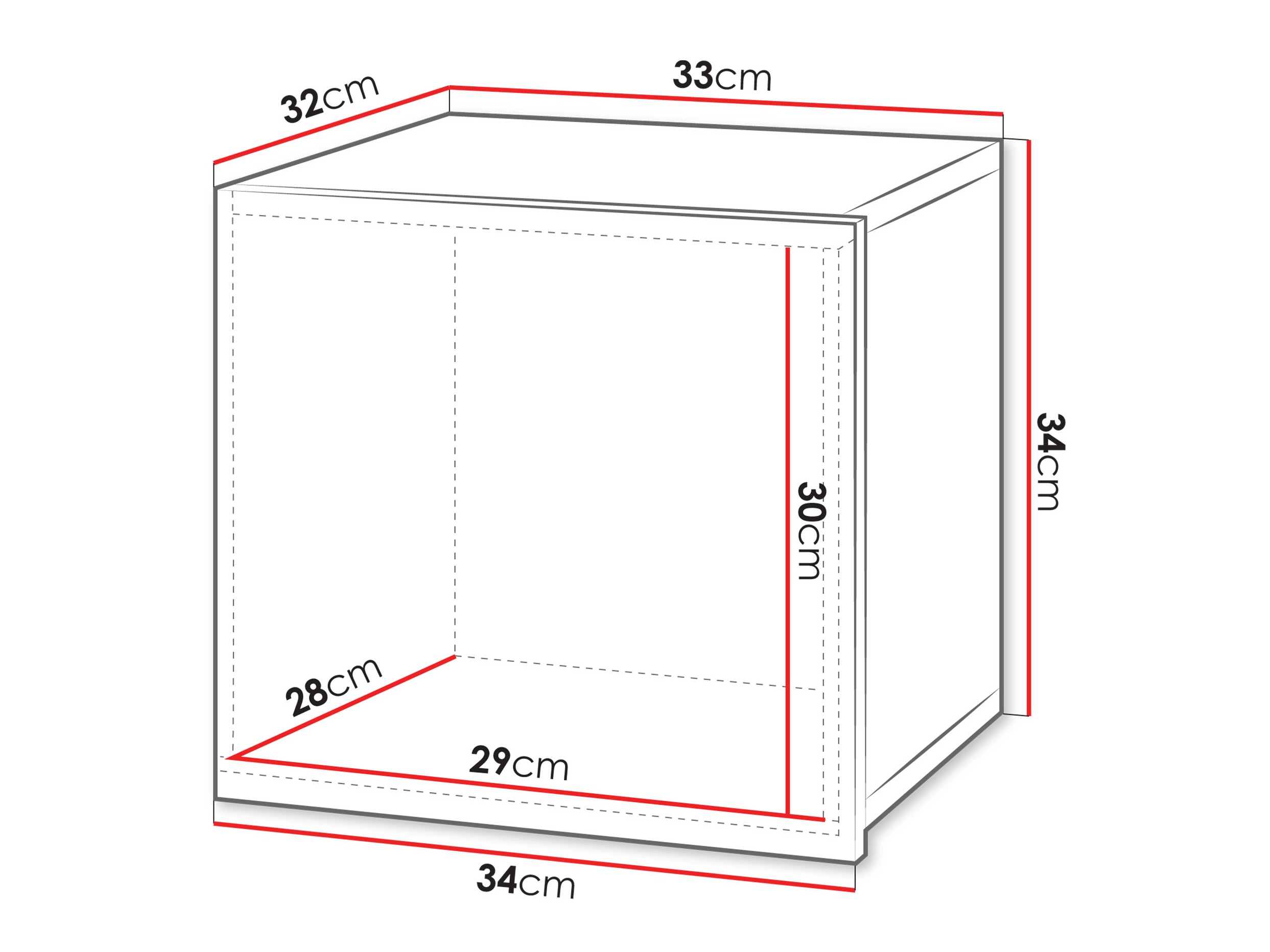 Hängeschrank Remus II (Walnussholzoptik)