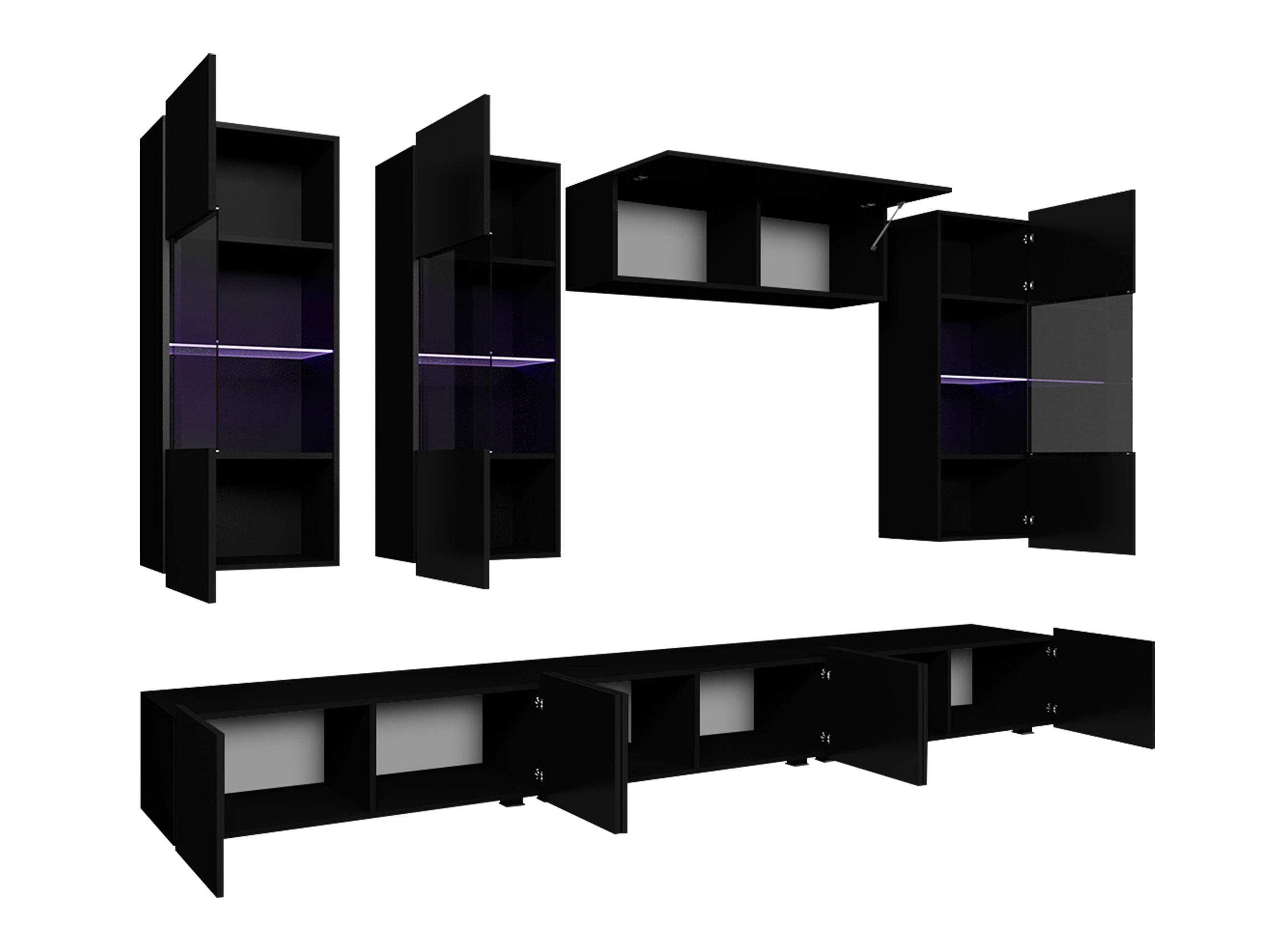 Wohnzimmer-Sets Remus XI (Walnussholzoptik)