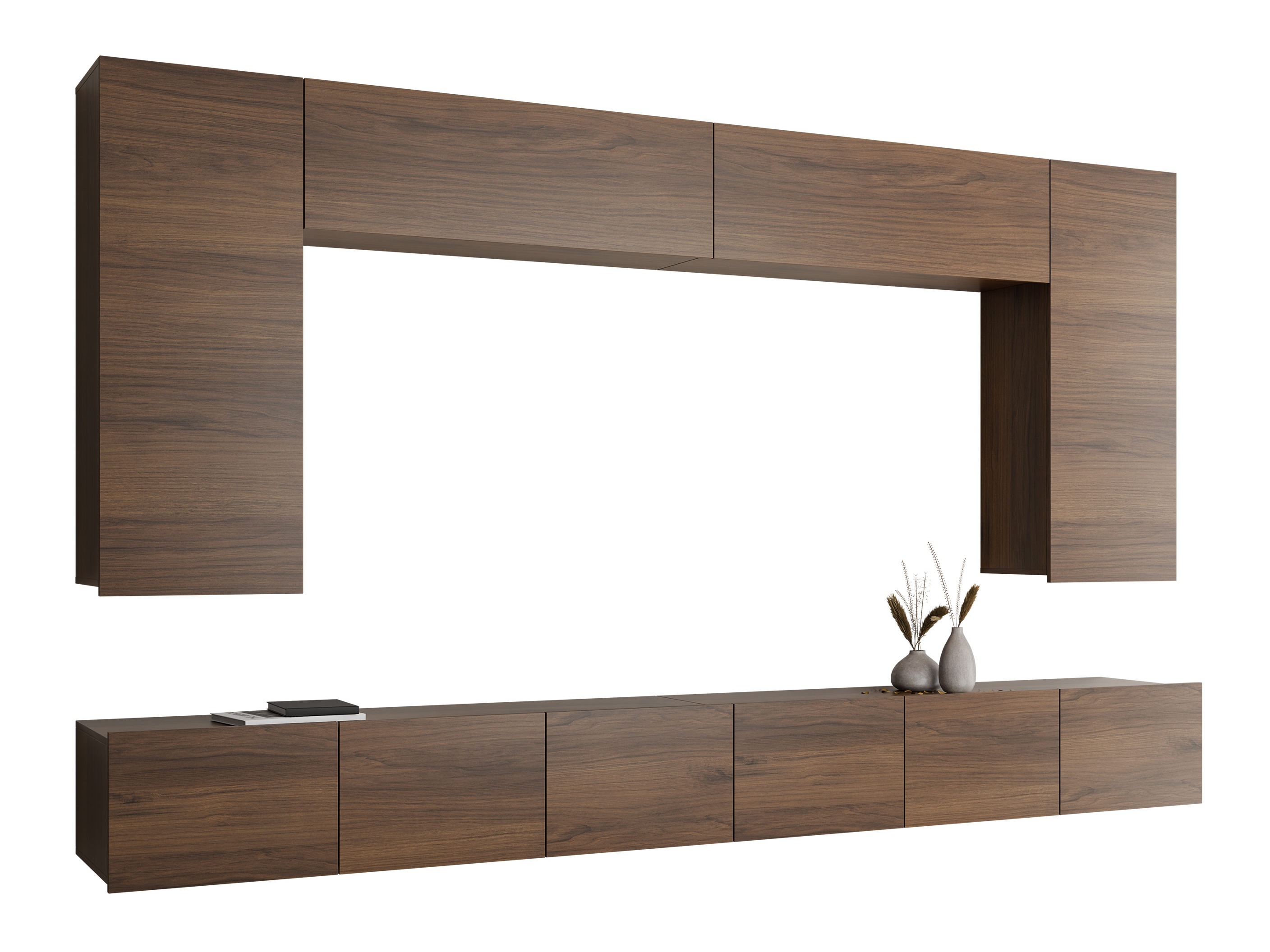 Wohnzimmer-Sets Remus XIII (Walnussholzoptik)