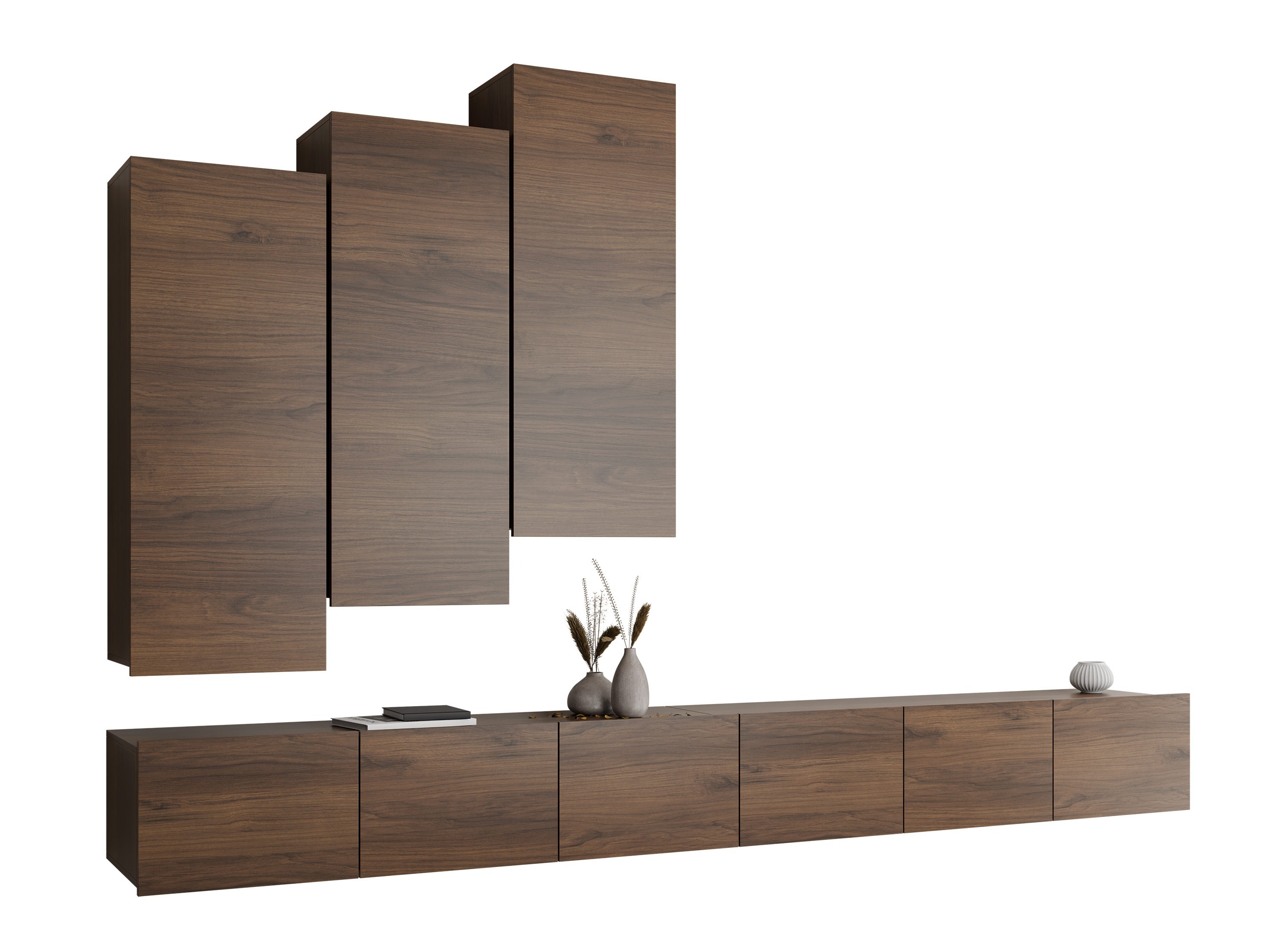 Wohnzimmer-Sets Remus XX (Walnussholzoptik)