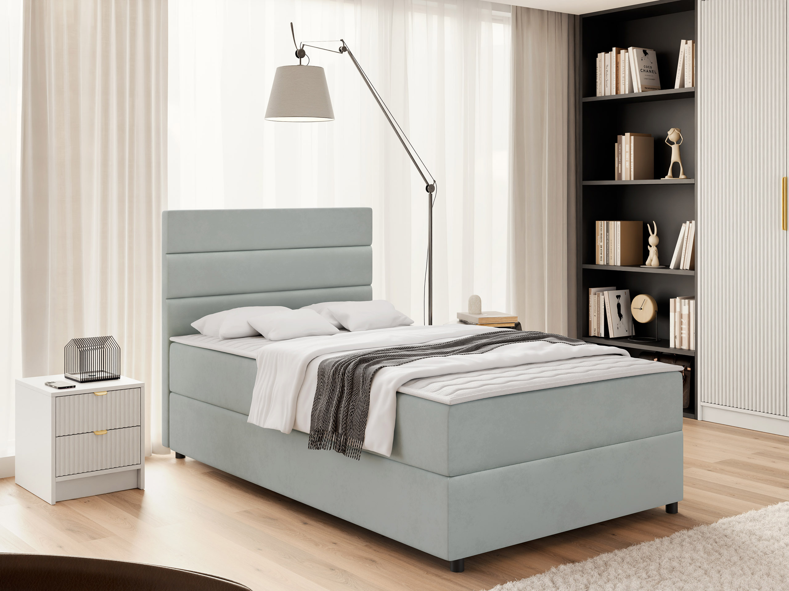 Boxspringbett Delphio (Manila 14)