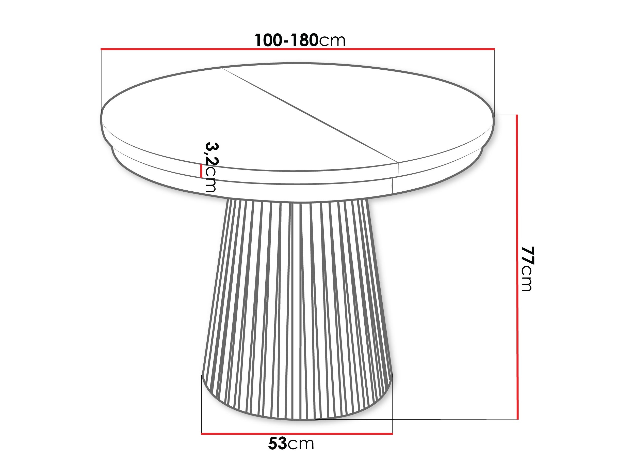 Tisch Stanton 152 (Kaschmir)