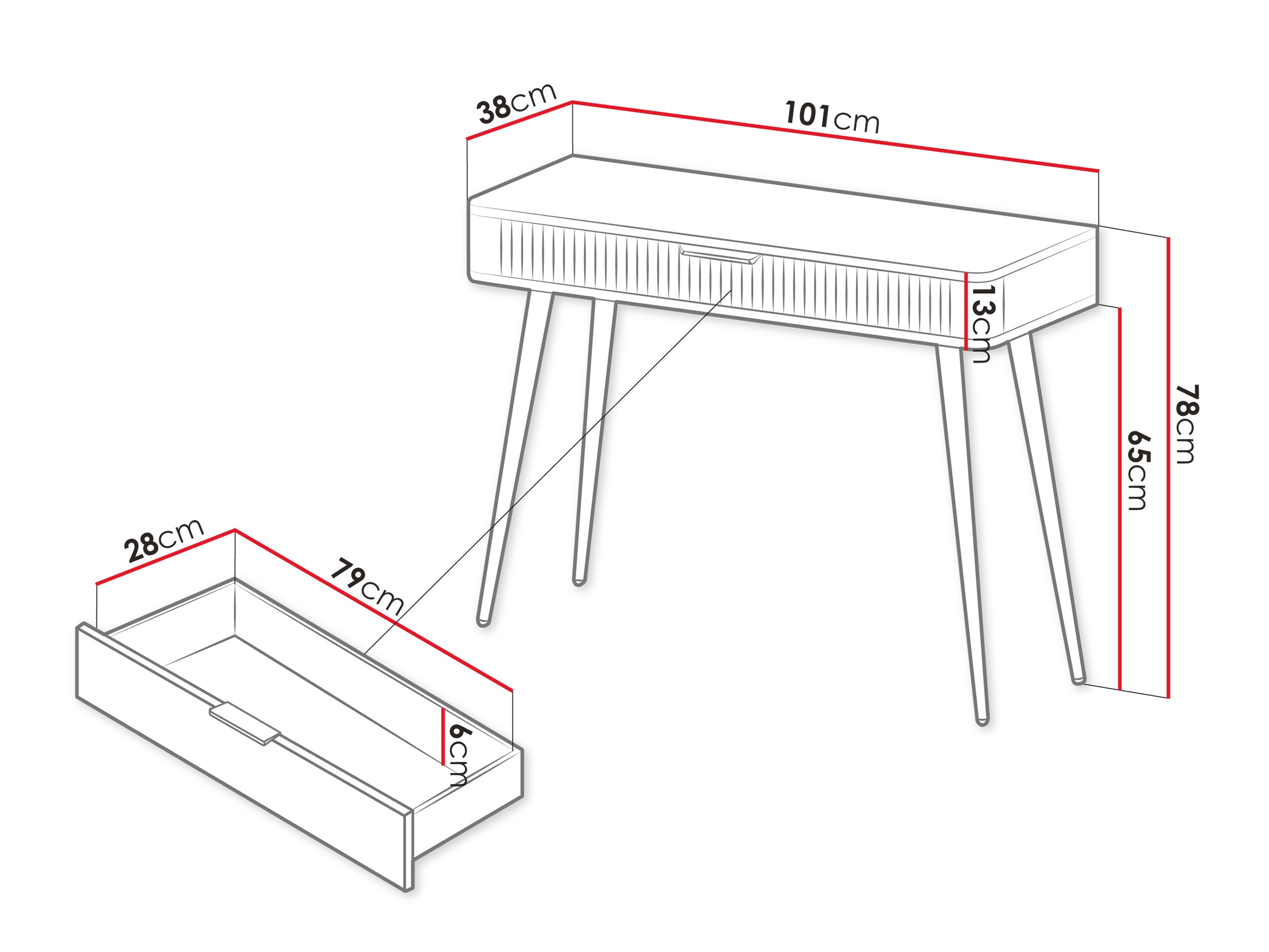 Konsolentisch Ioca (Beige)