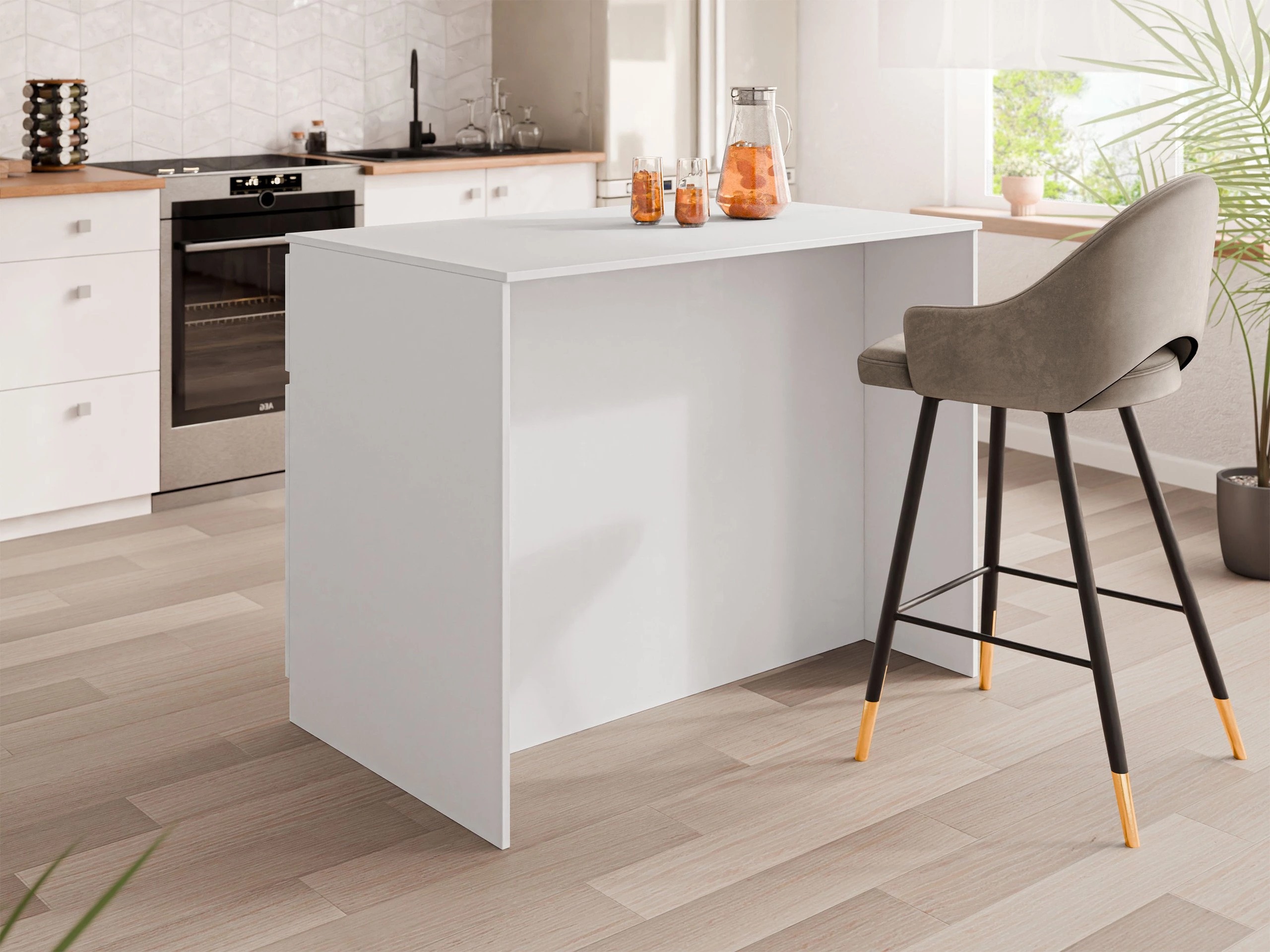 Kücheninsel Comfivo Cantal (Weiß)