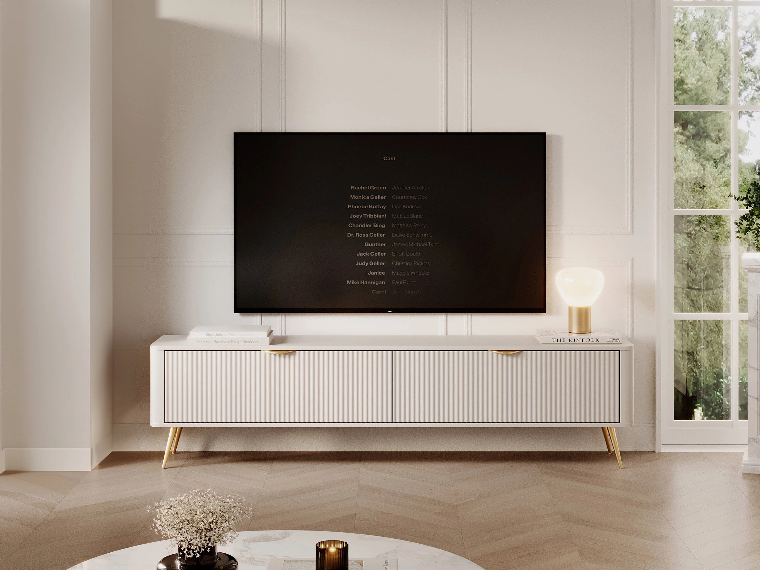 TV-Möbel Lectum I (Beige)