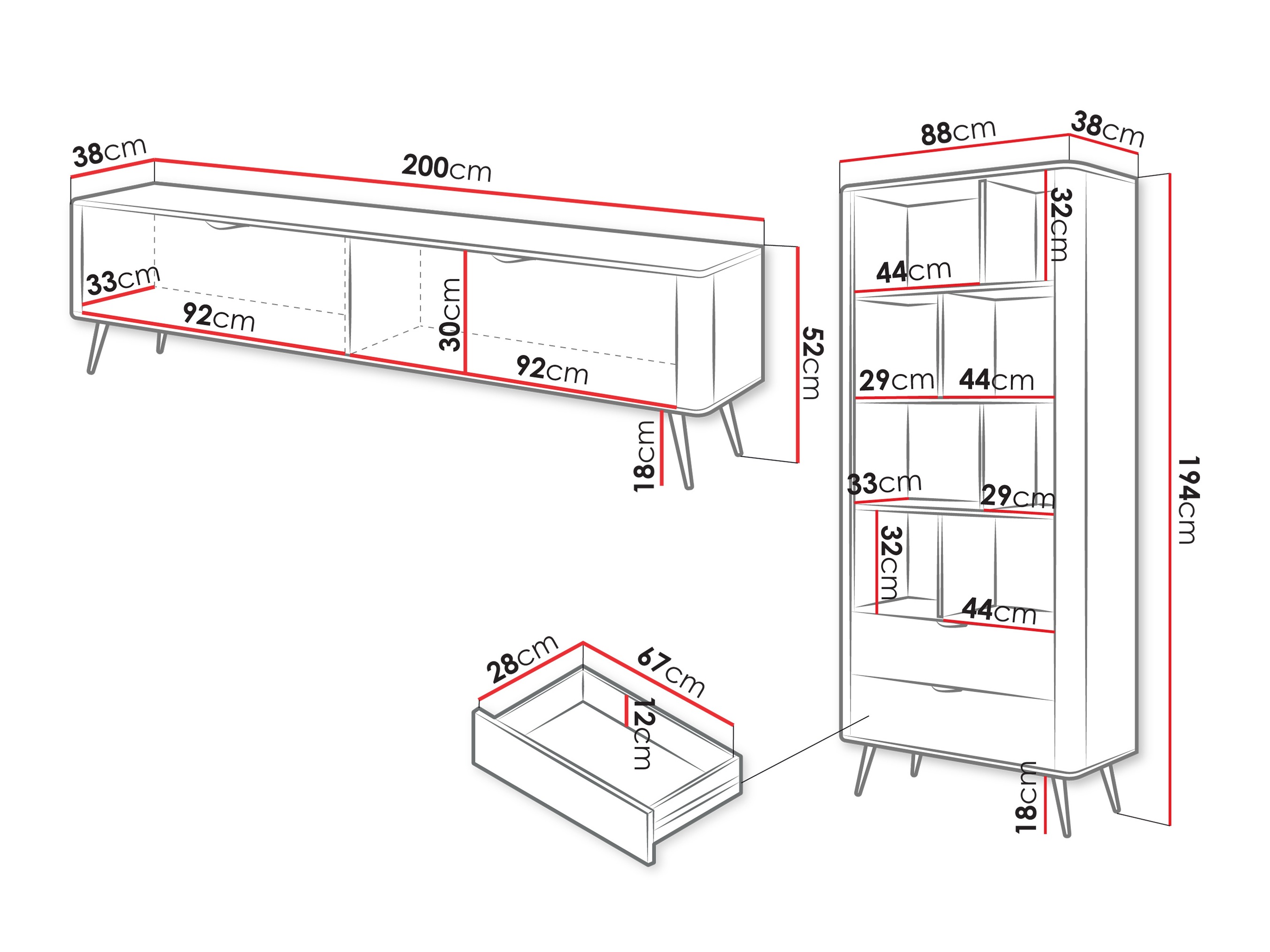 Wohnzimmer-Sets Ioca (Beige)