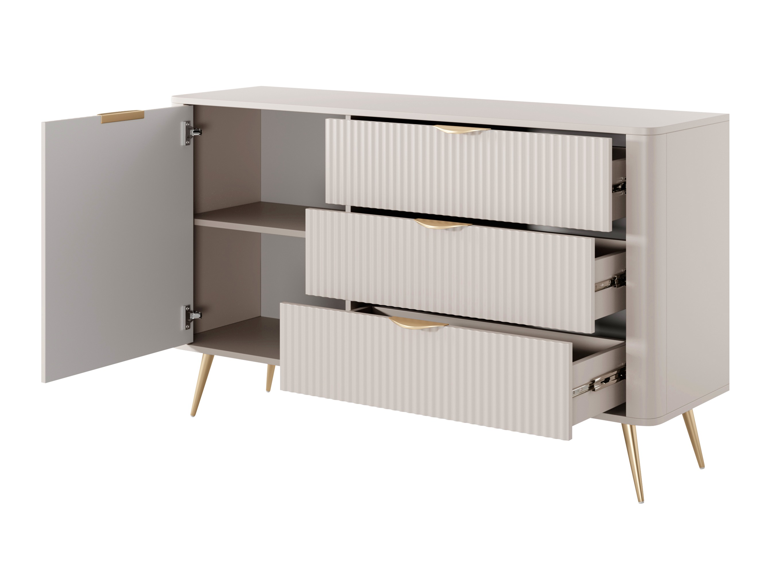 Wohnzimmer-Sets Ioca I (Beige)