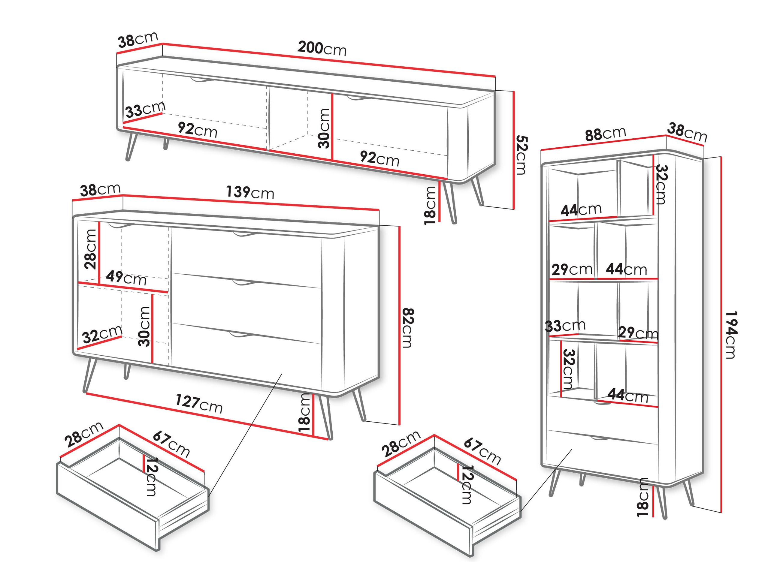 Wohnzimmer-Sets Ioca I (Beige)