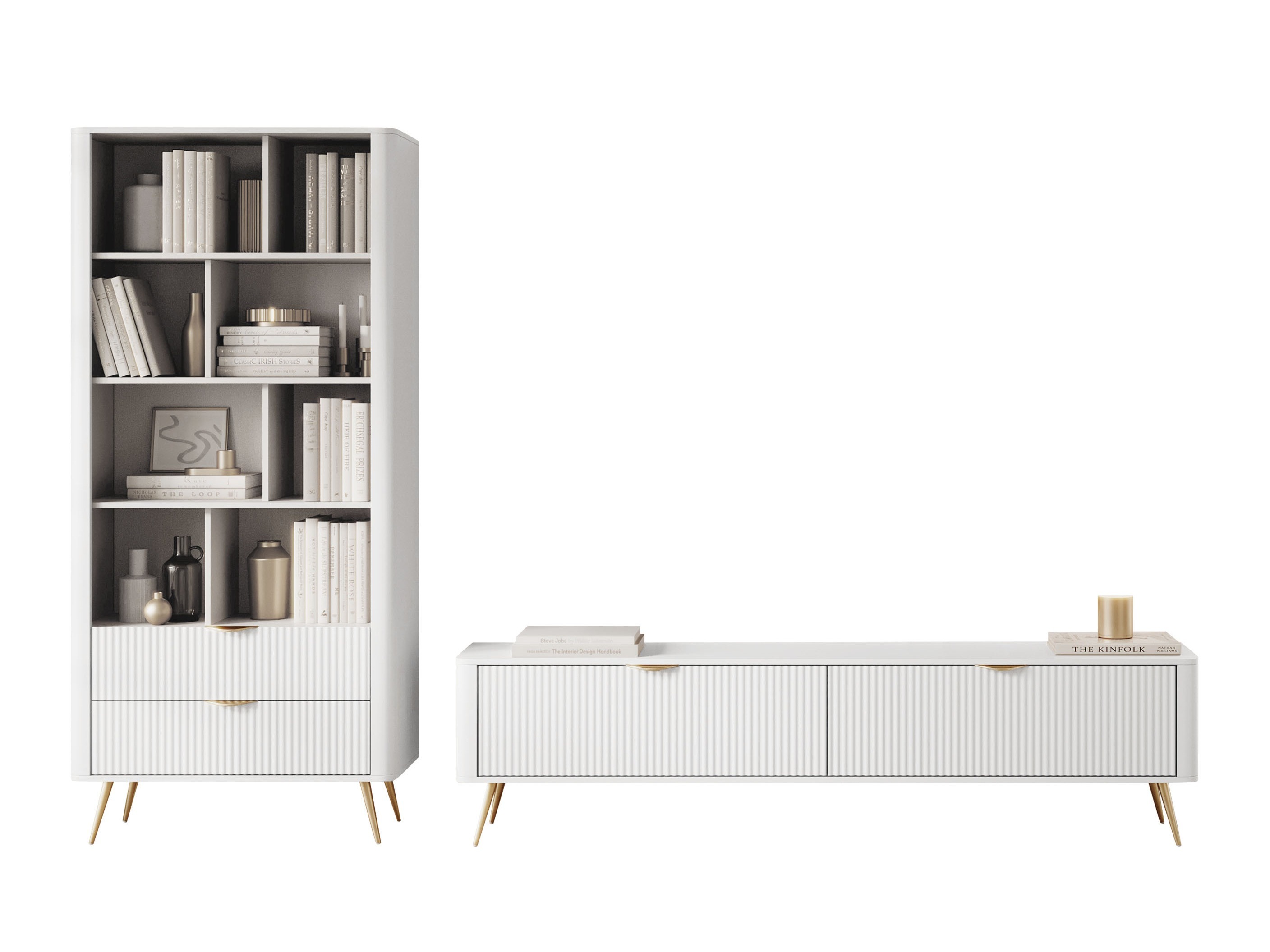 Wohnzimmer-Sets Ioca (Weiß)