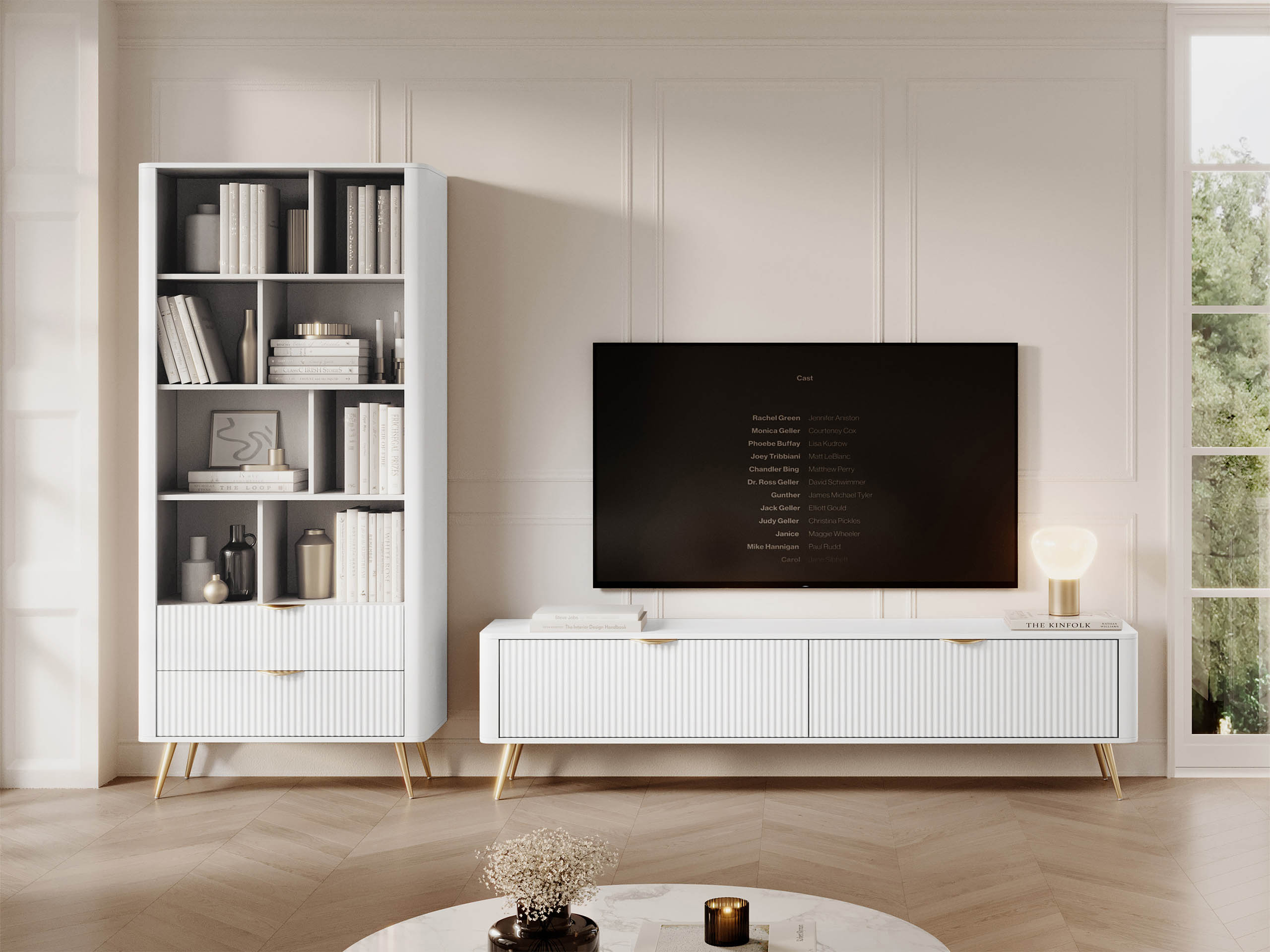 Wohnzimmer-Sets Lectum (Weiß)