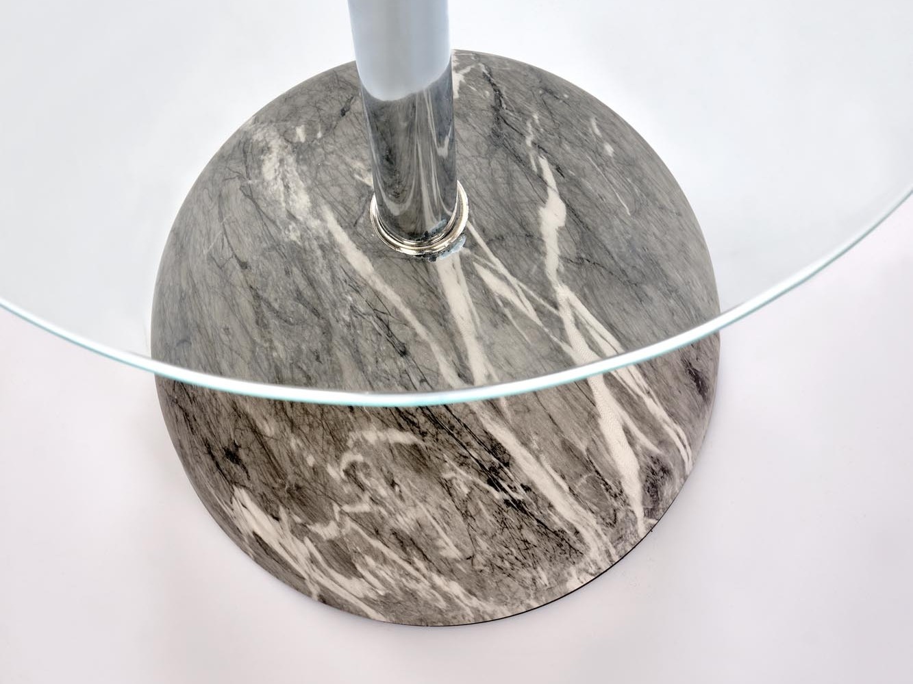 Beistelltisch Houston 1918 (Grauer Marmor)