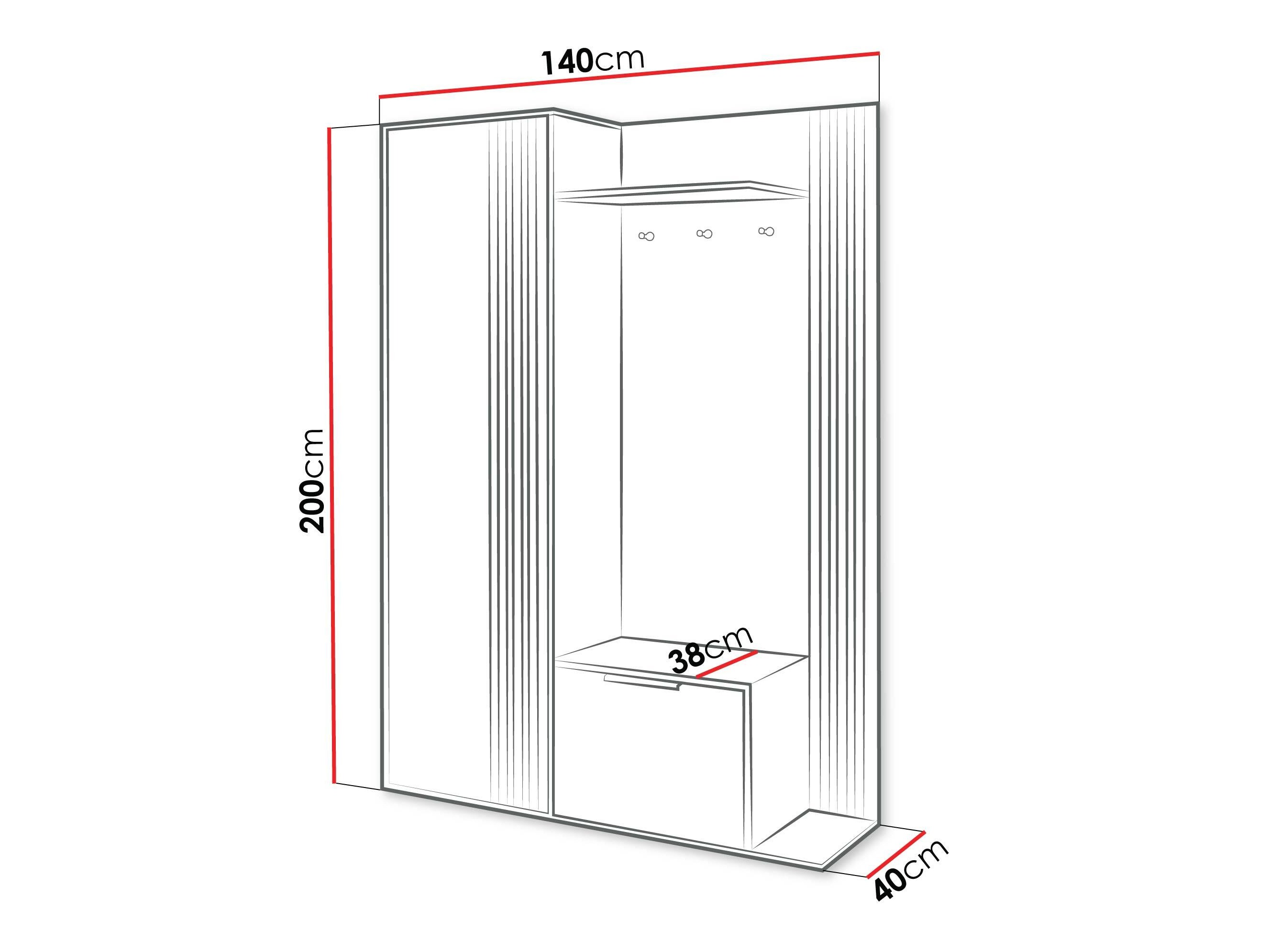 Flurgarnitur Honolulu 250