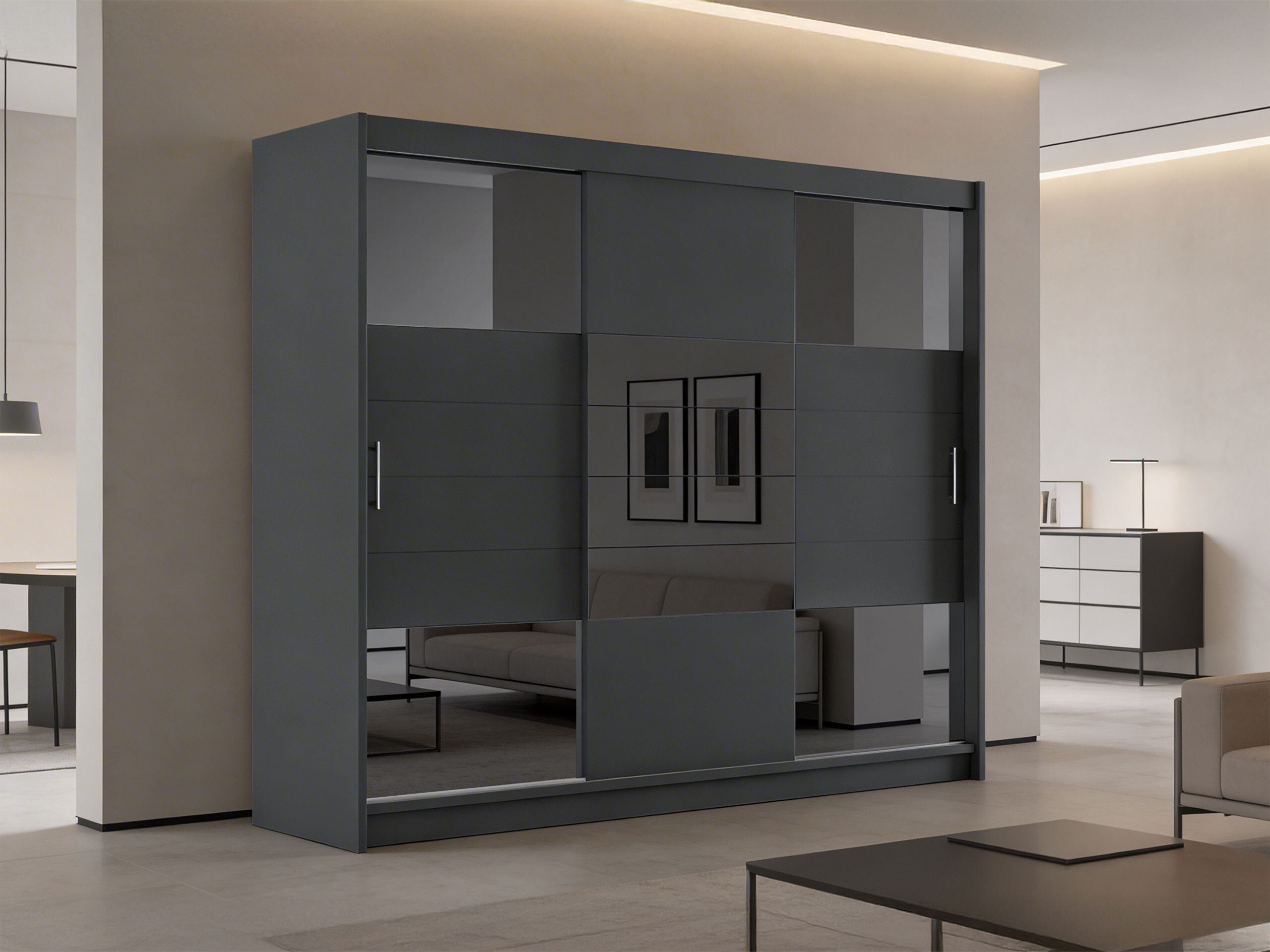 Kleiderschrank Honolulu 102 (Graphit)