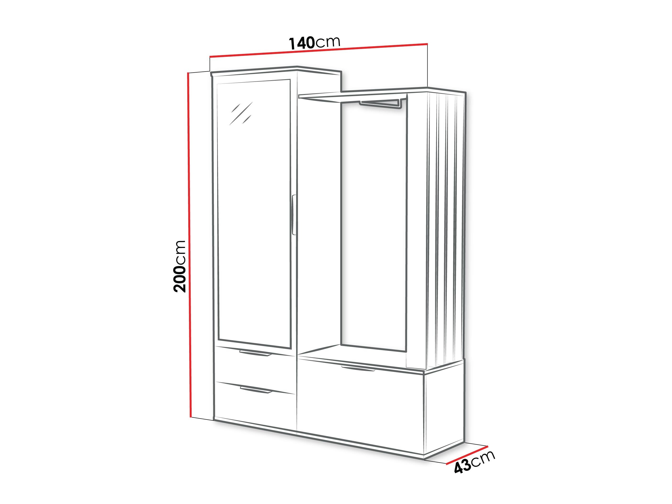 Flurgarnitur Honolulu 262