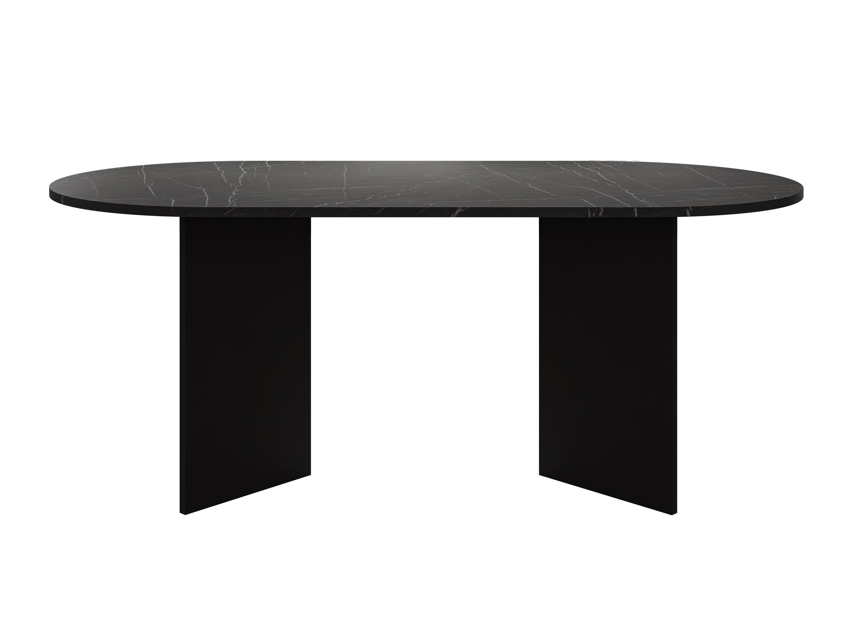 Tisch Comfivo Fungus (Schwarzer Marmor + Schwarz)