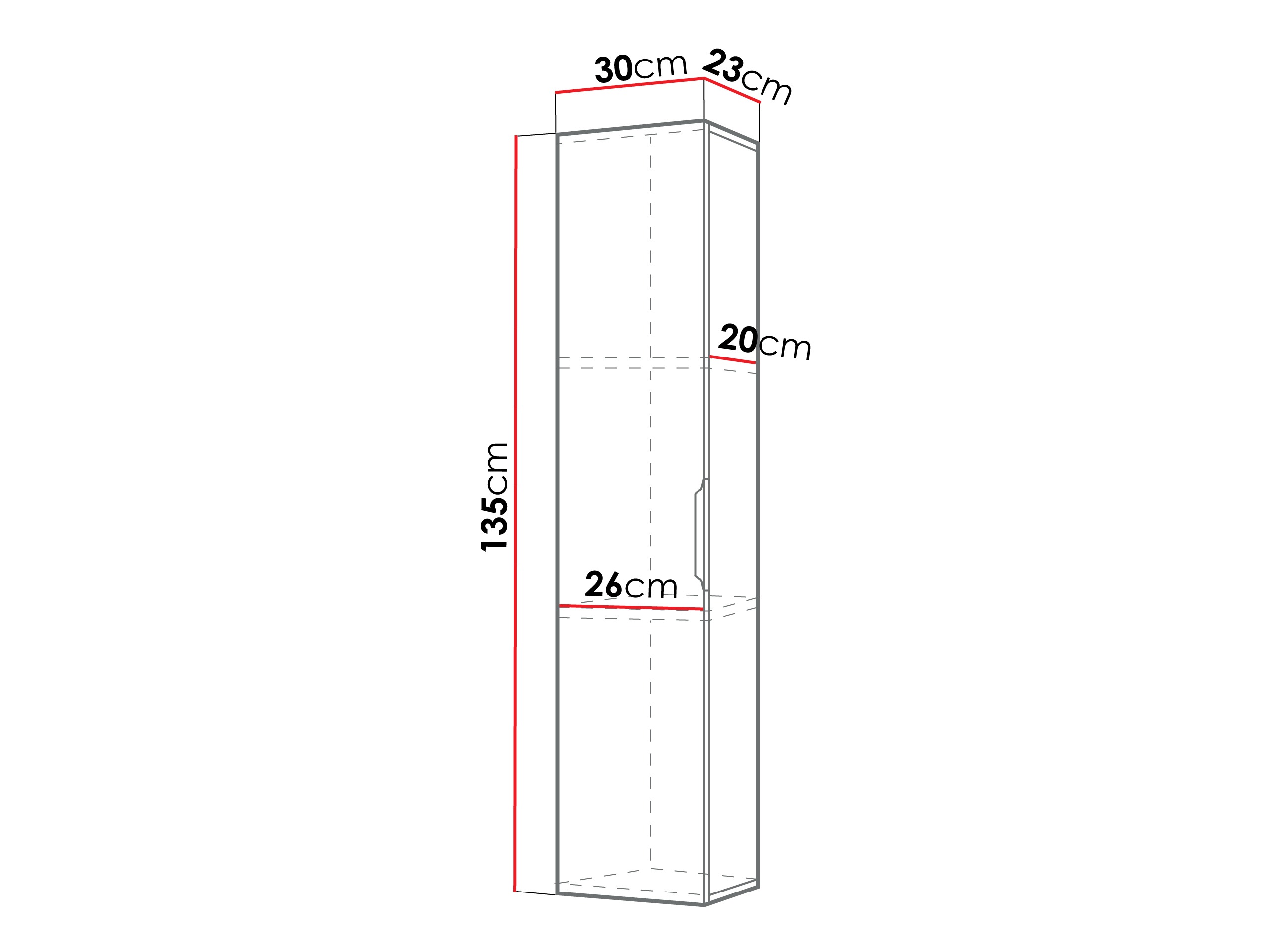 Wandhängeschrank für Badezimmer Comfivo 507