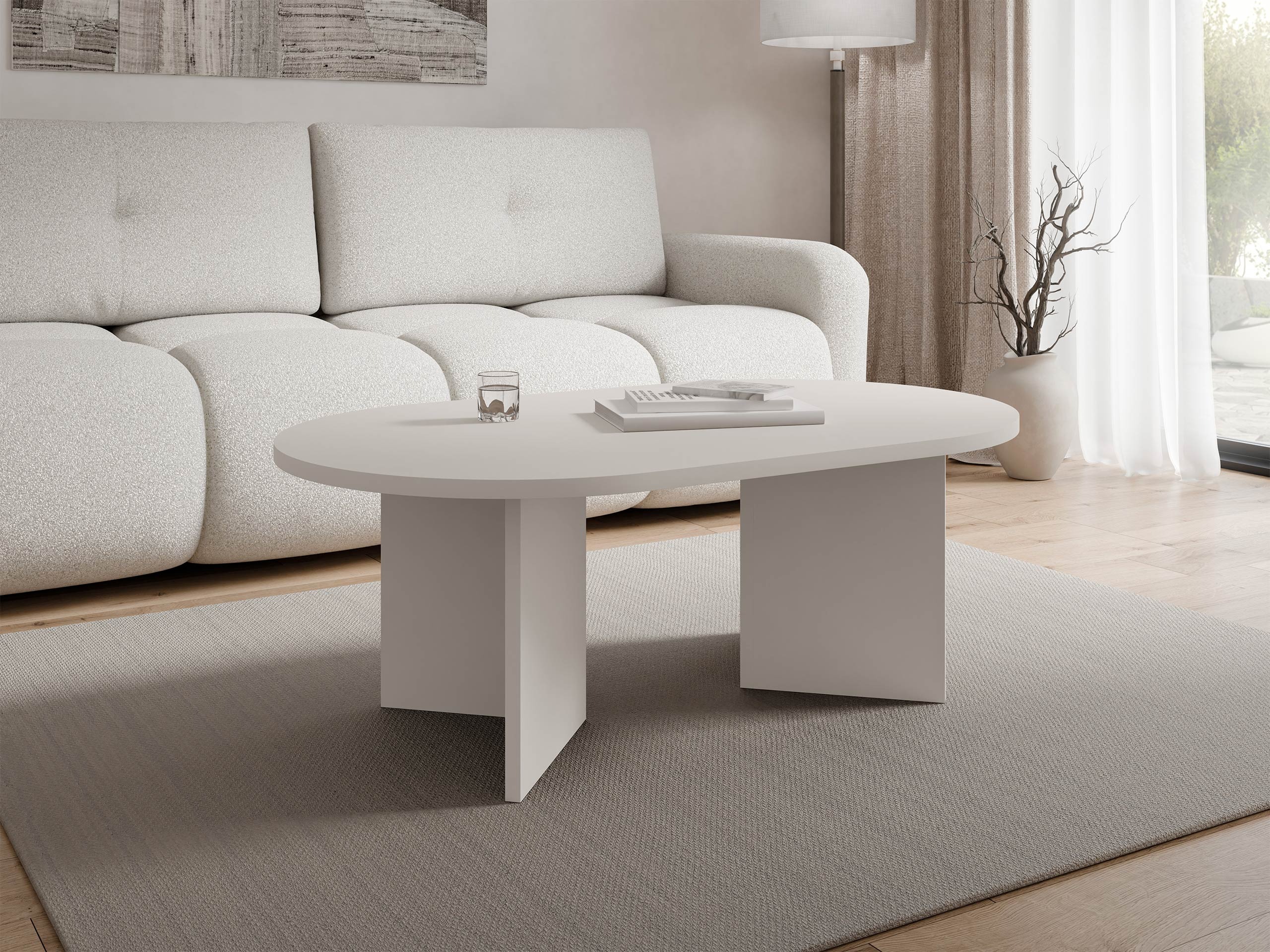 Couchtisch Comfivo Fungus (Beige)