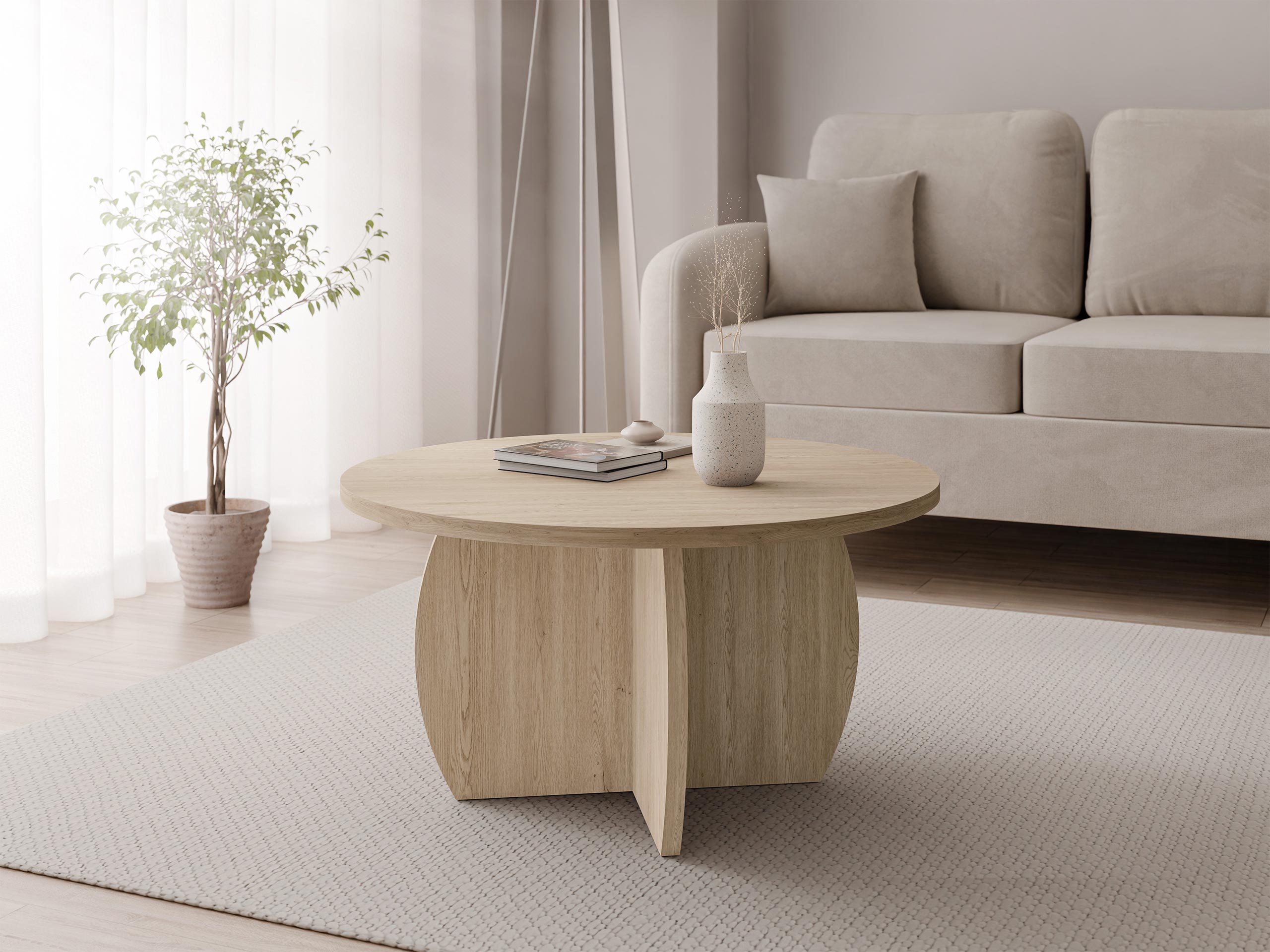 Couchtisch Comfivo Pagas (Eichenholzoptik)