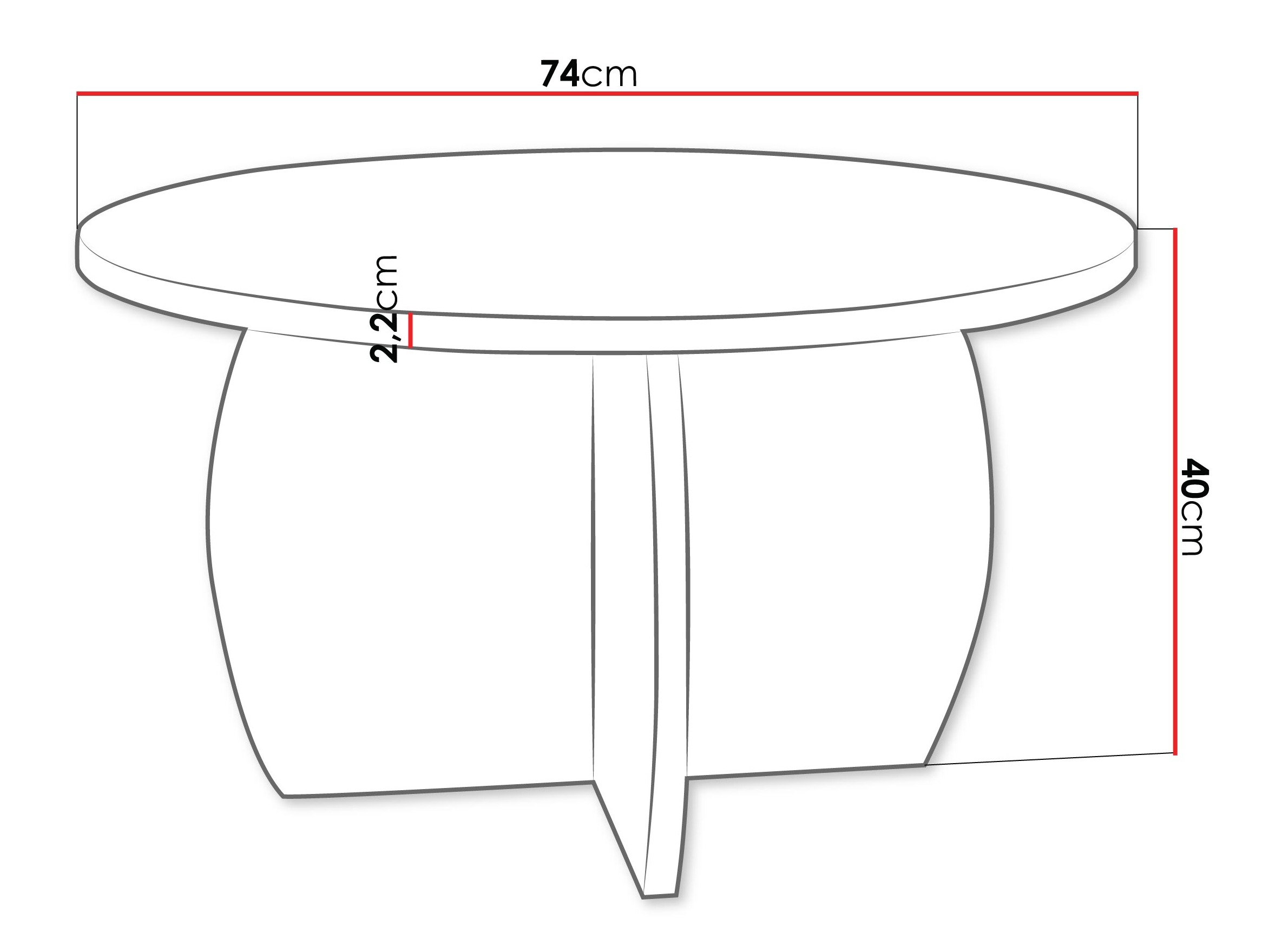 Couchtisch Comfivo Pagas (Eichenholzoptik)